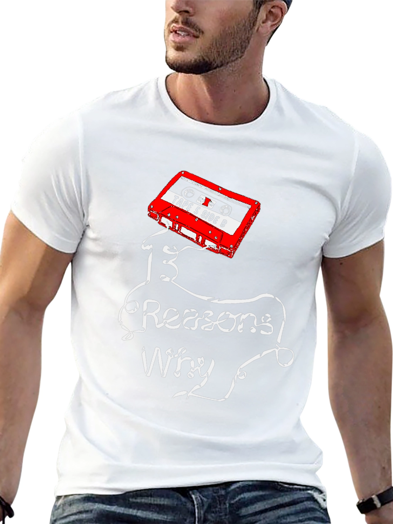 13 Reasons Why Cassette Tape Graphic T-Shirt