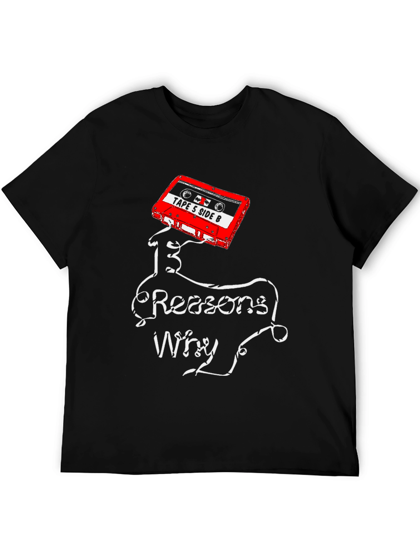 13 Reasons Why Cassette Tape Graphic T-Shirt