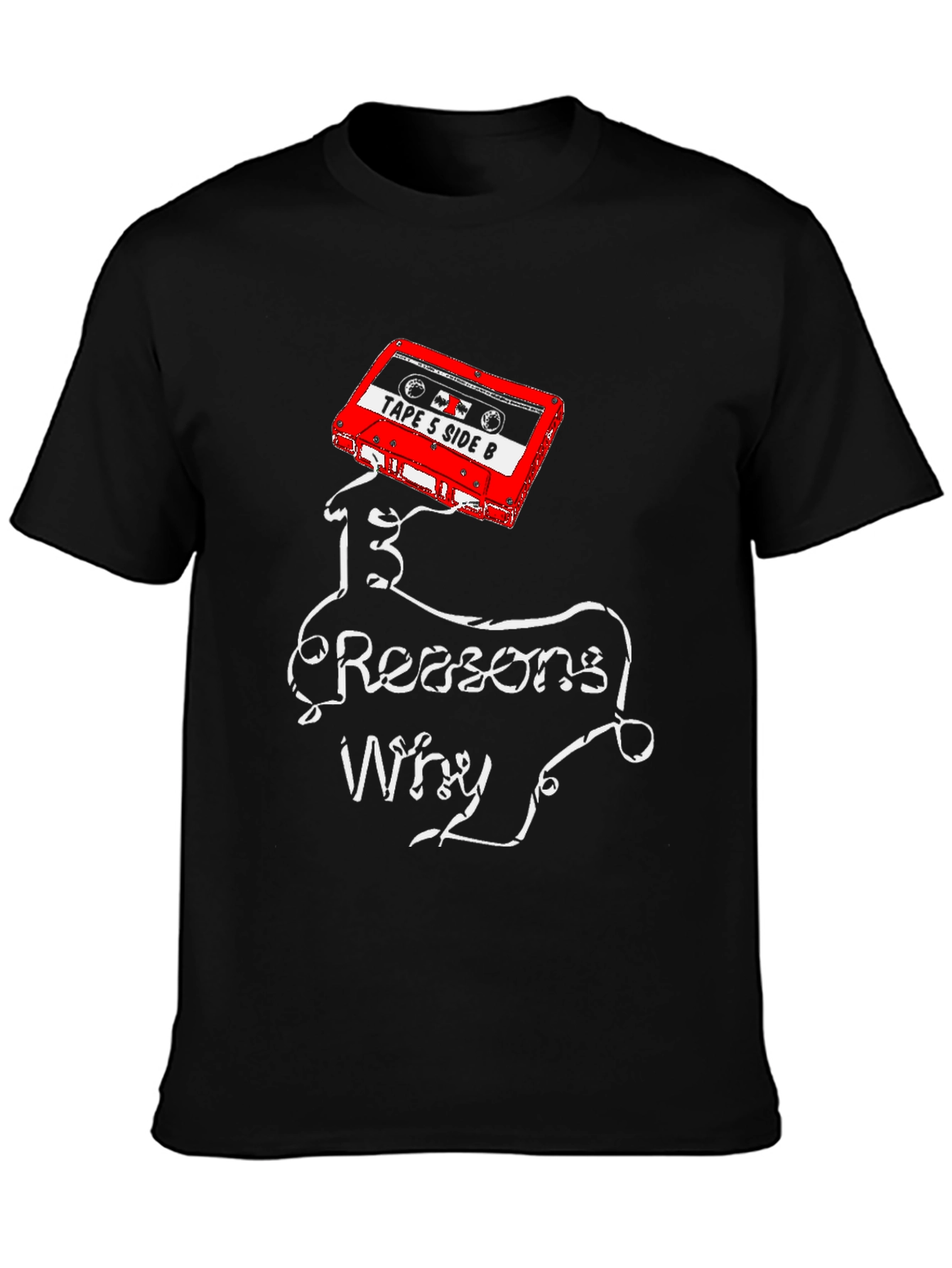 13 Reasons Why Cassette Tape Graphic T-Shirt