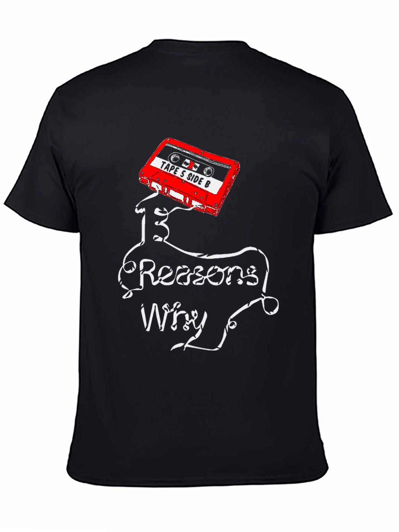 13 Reasons Why Cassette Tape Graphic T-Shirt