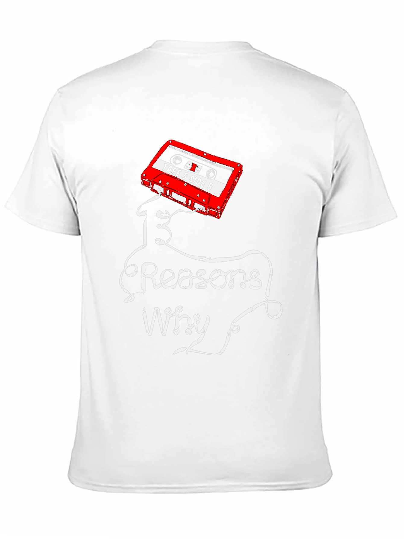 13 Reasons Why Cassette Tape Graphic T-Shirt