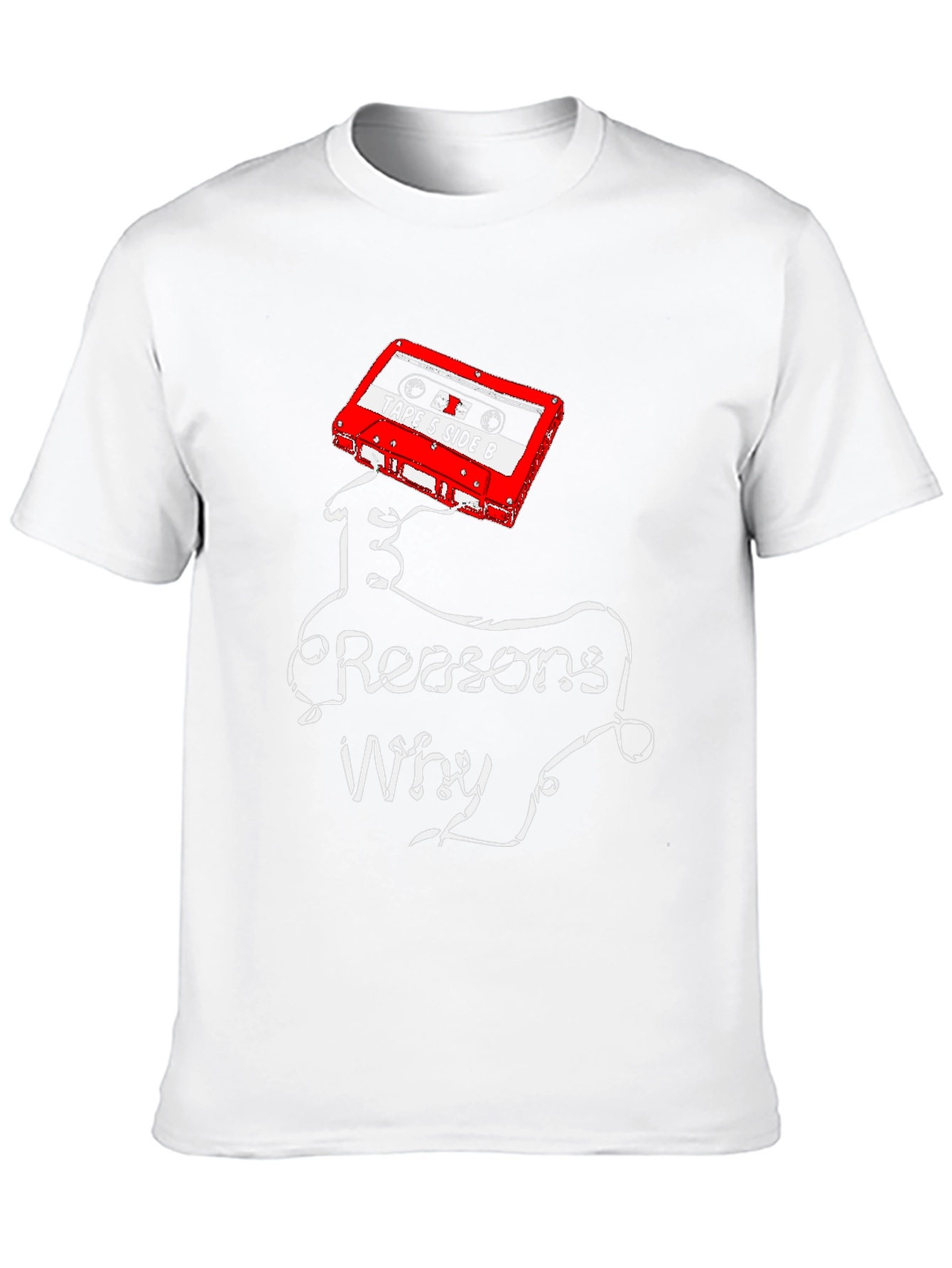 13 Reasons Why Cassette Tape Graphic T-Shirt