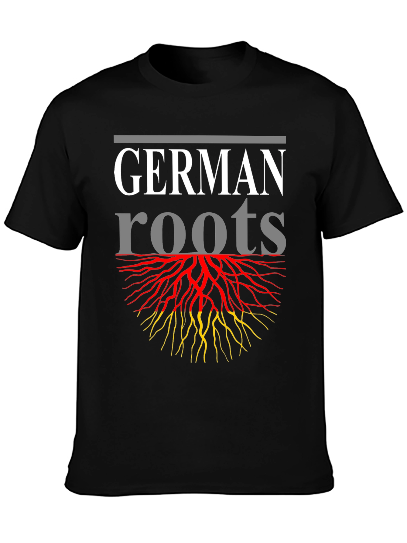 German Roots Graphic T-Shirt - Black