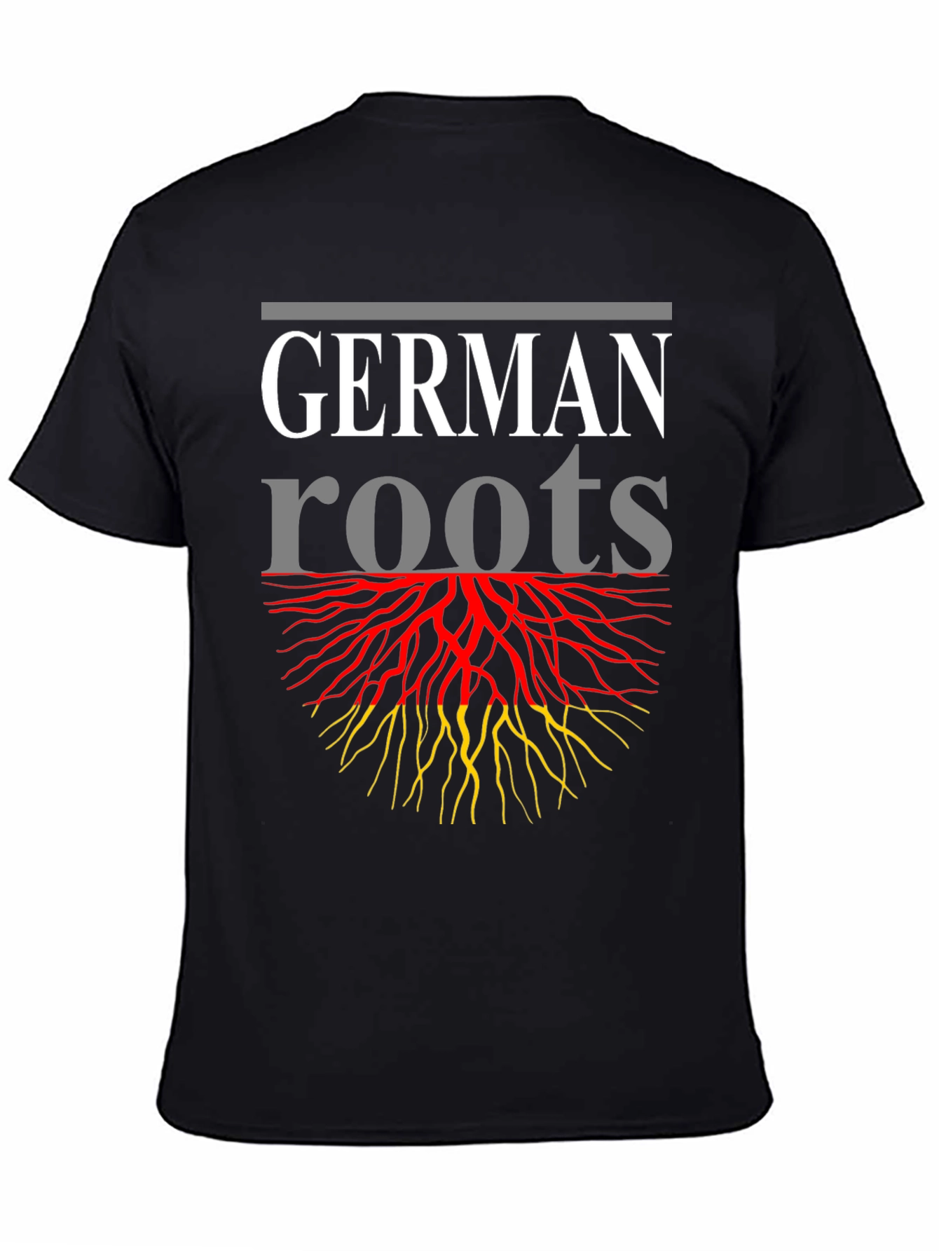 German Roots Graphic T-Shirt - Black