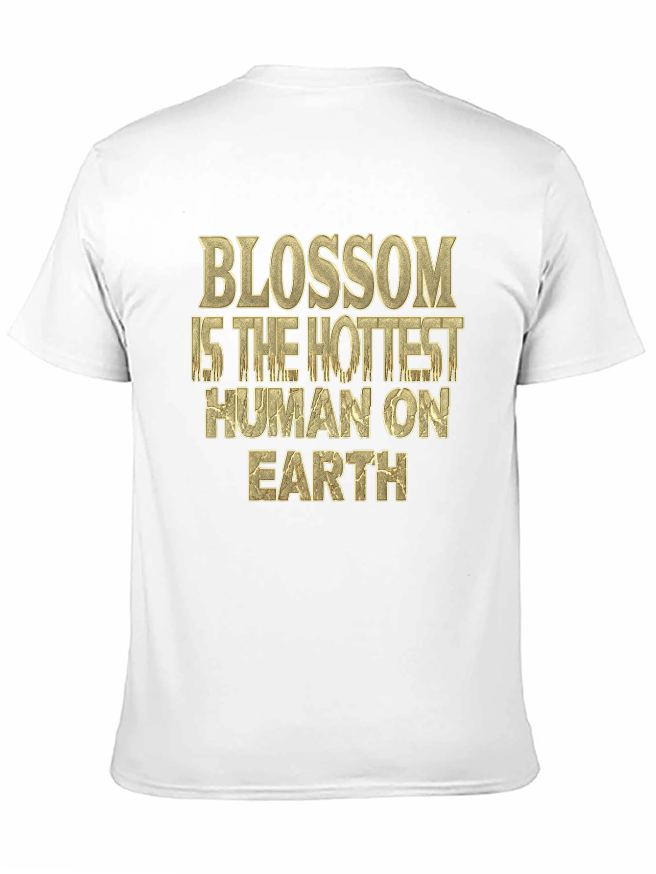 Blossom Hottest Human T-Shirt - Black Graphic Tee