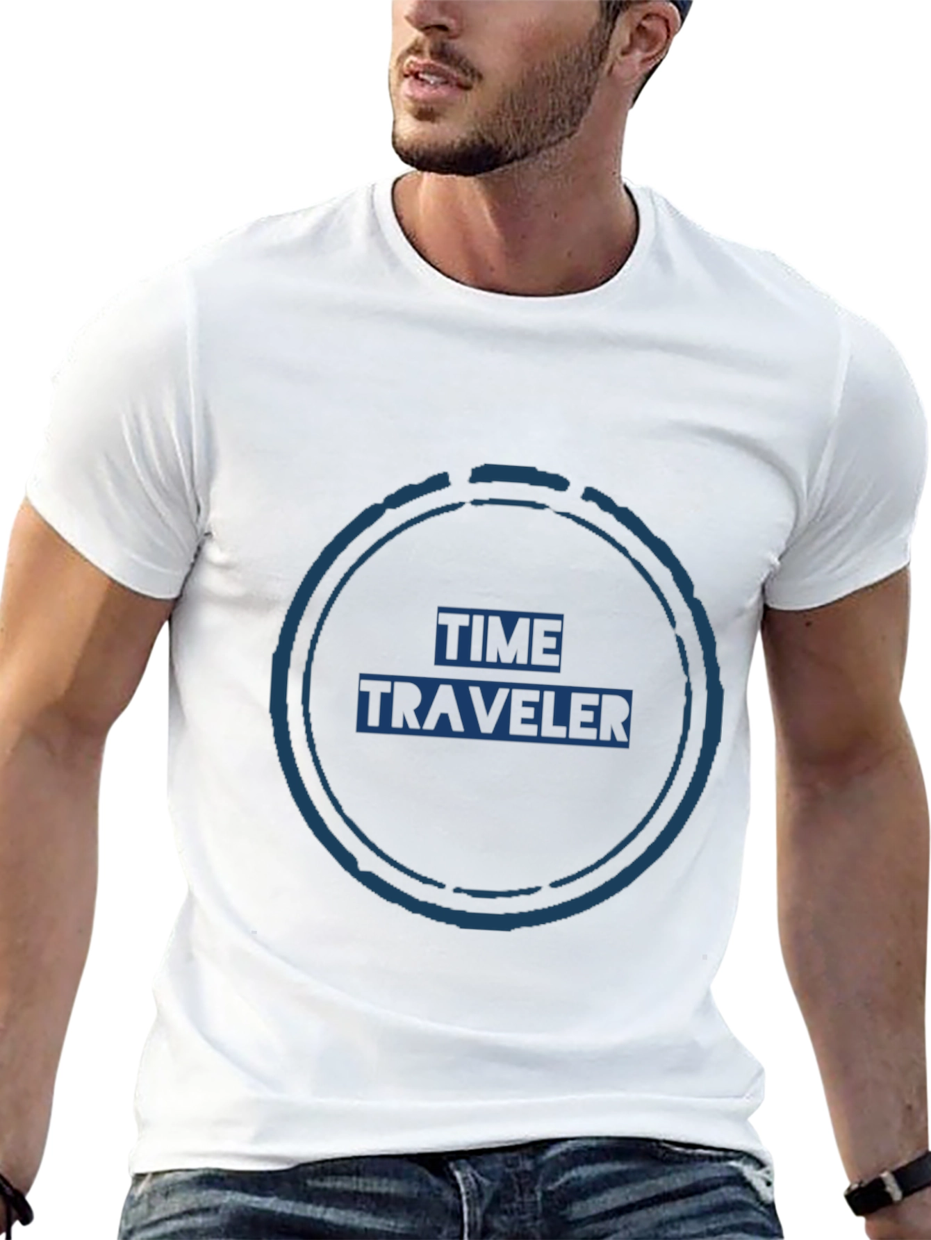 Time Traveler Graphic T-Shirt - Cool Design