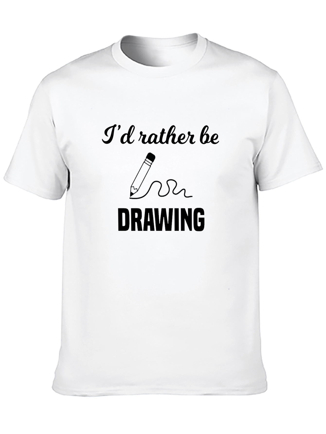 Id Rather Be Drawing Graphic T-Shirt