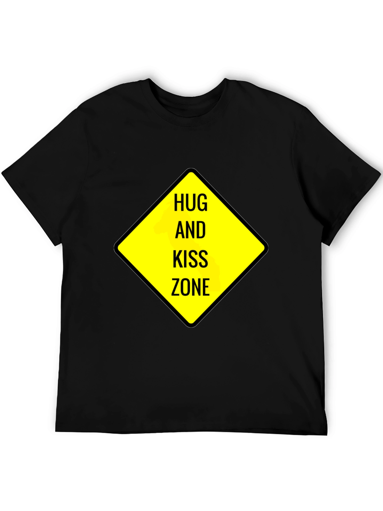 Hug and Kiss Zone Graphic T-Shirt