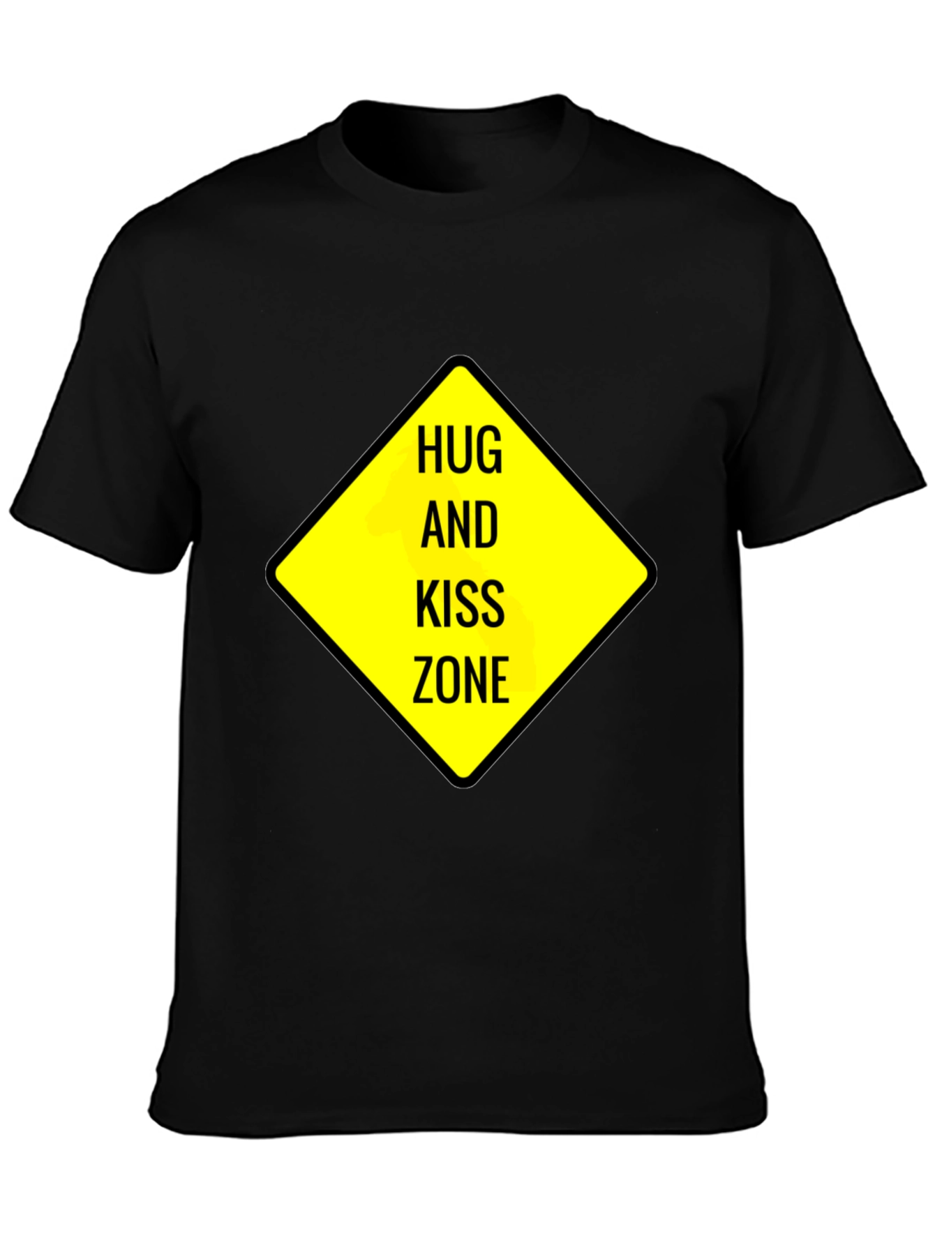Hug and Kiss Zone Graphic T-Shirt