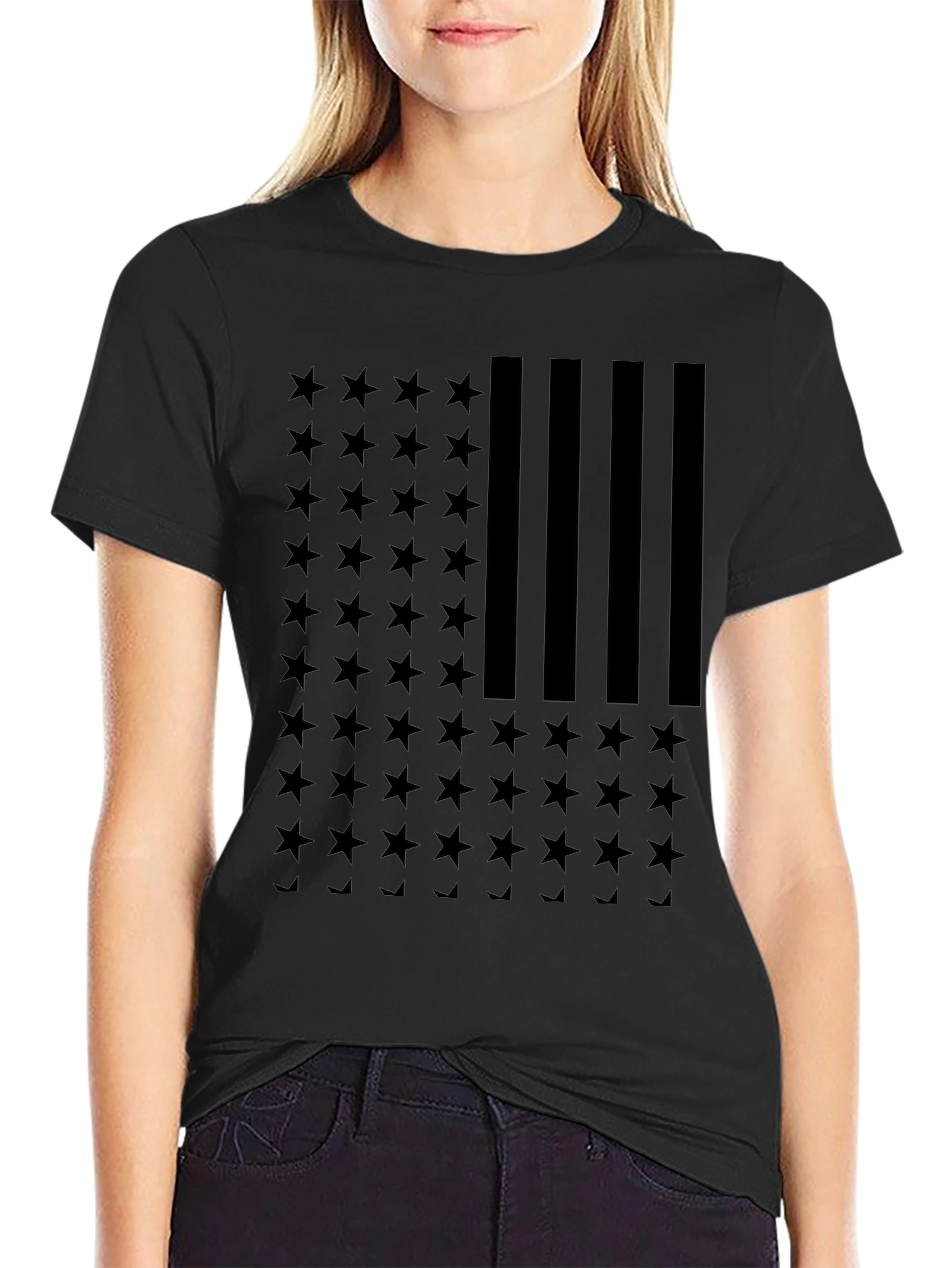 American Flag Stars & Stripes Graphic Tee