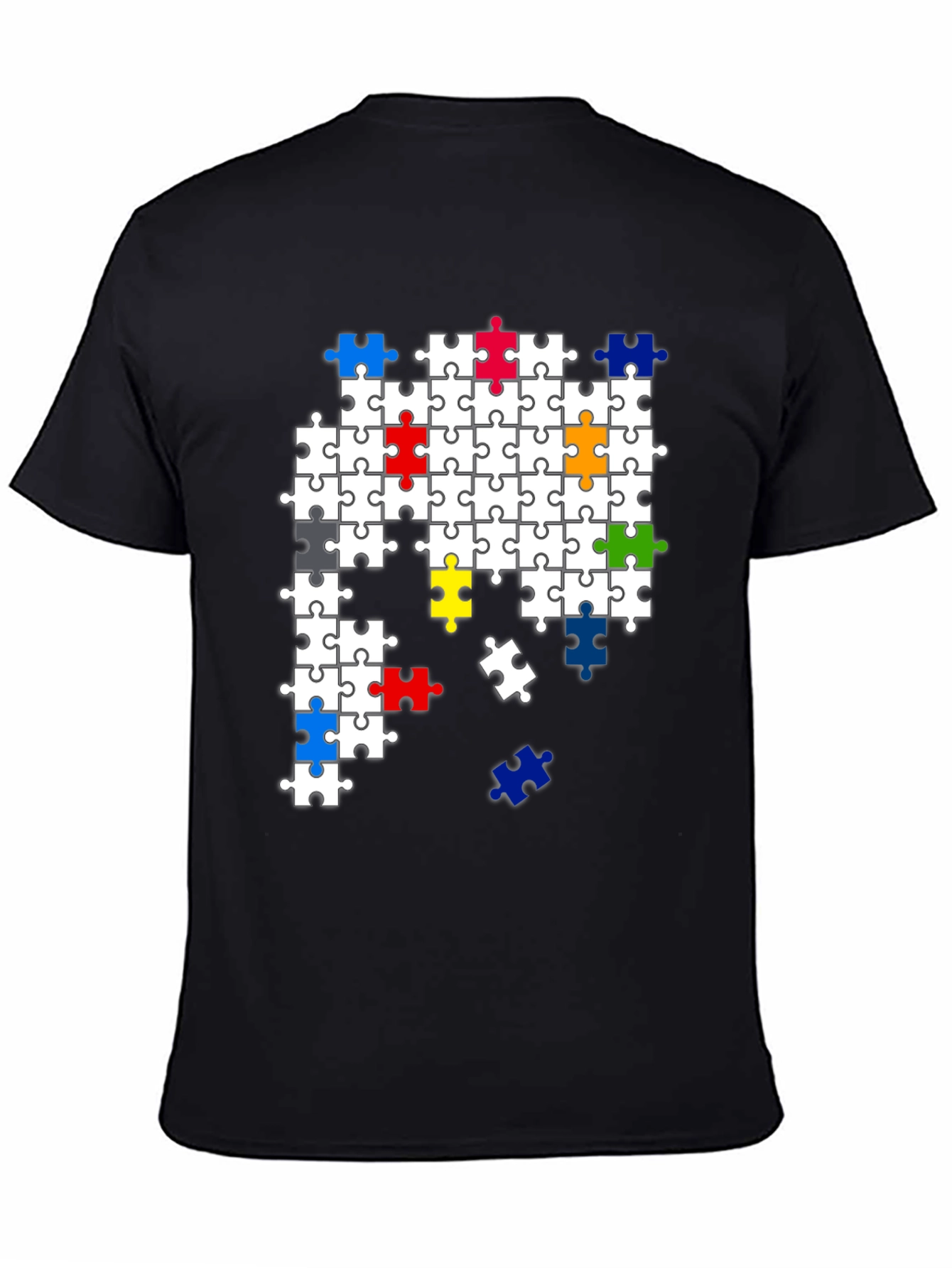 Puzzle Piece Graphic T-Shirt