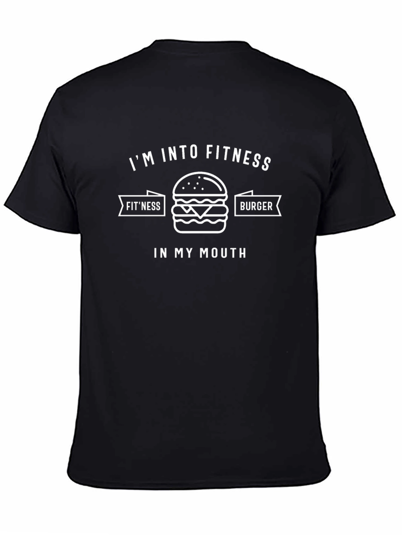 Fitness Burger T-Shirt Funny Foodie Tee