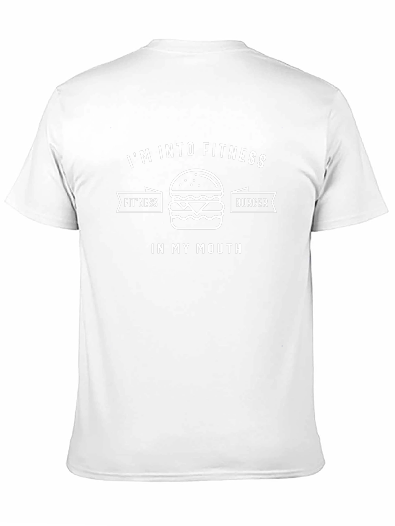 Fitness Burger T-Shirt Funny Foodie Tee