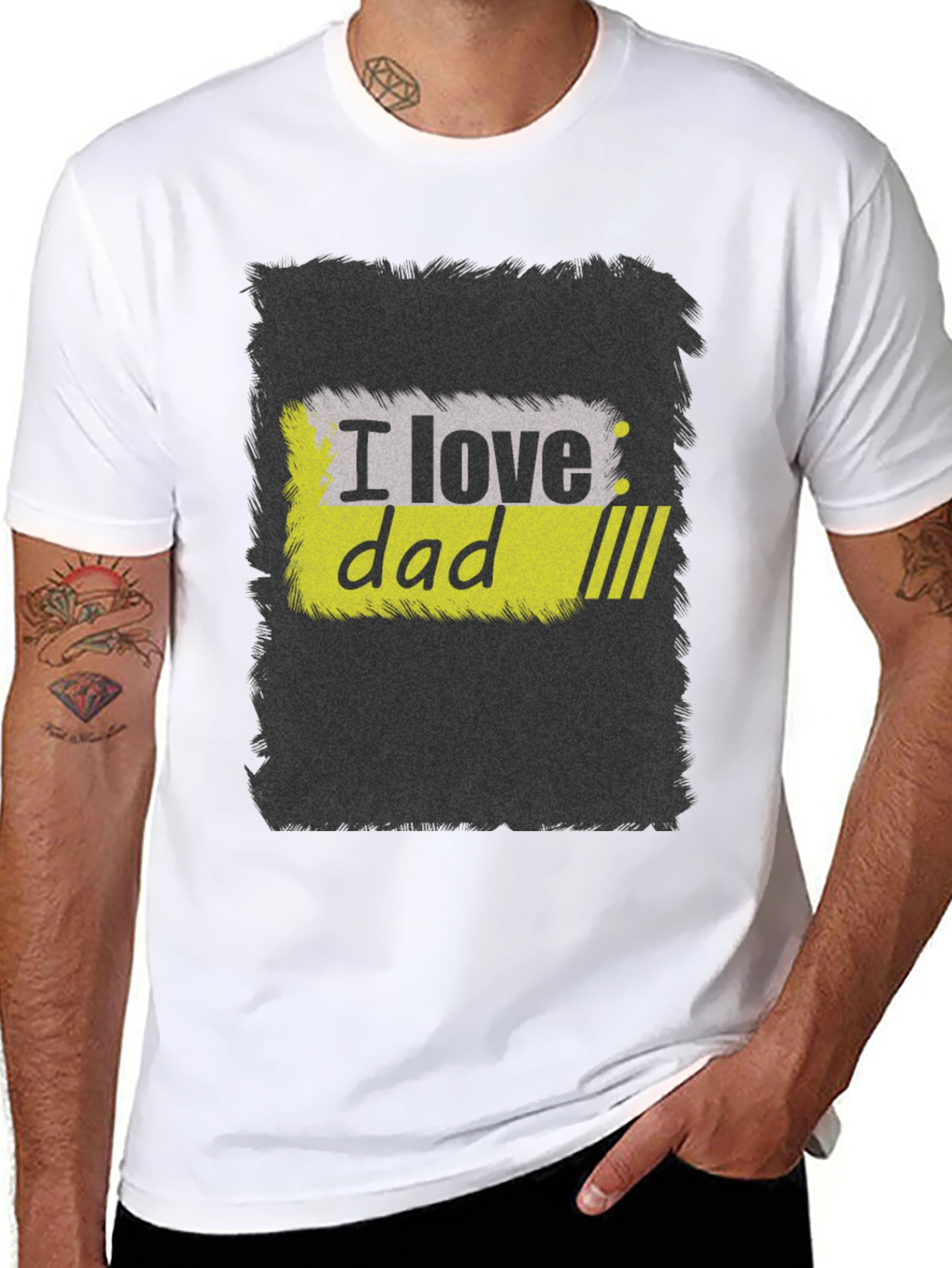 I Love Dad Graphic T-Shirt