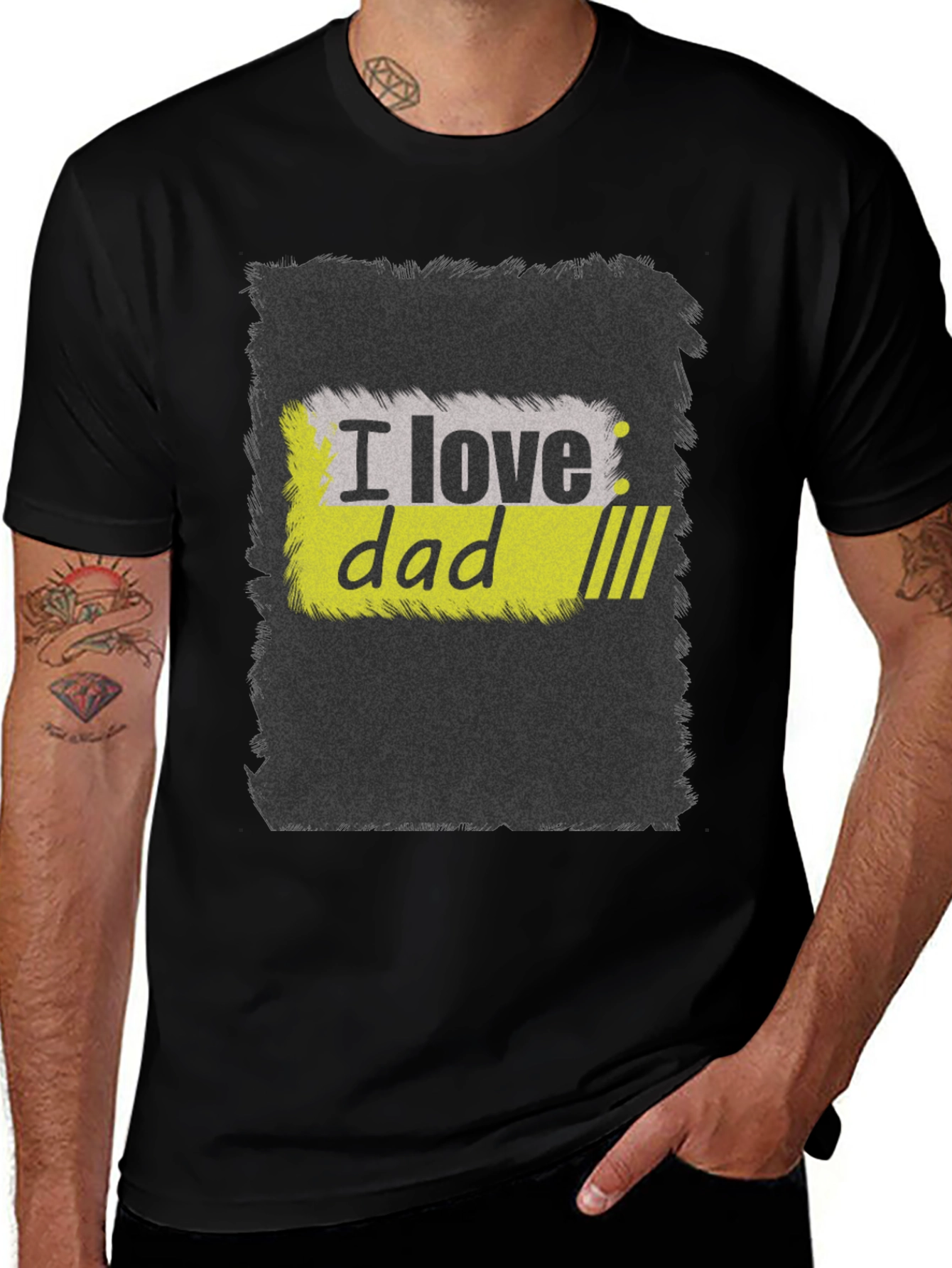 I Love Dad Graphic T-Shirt