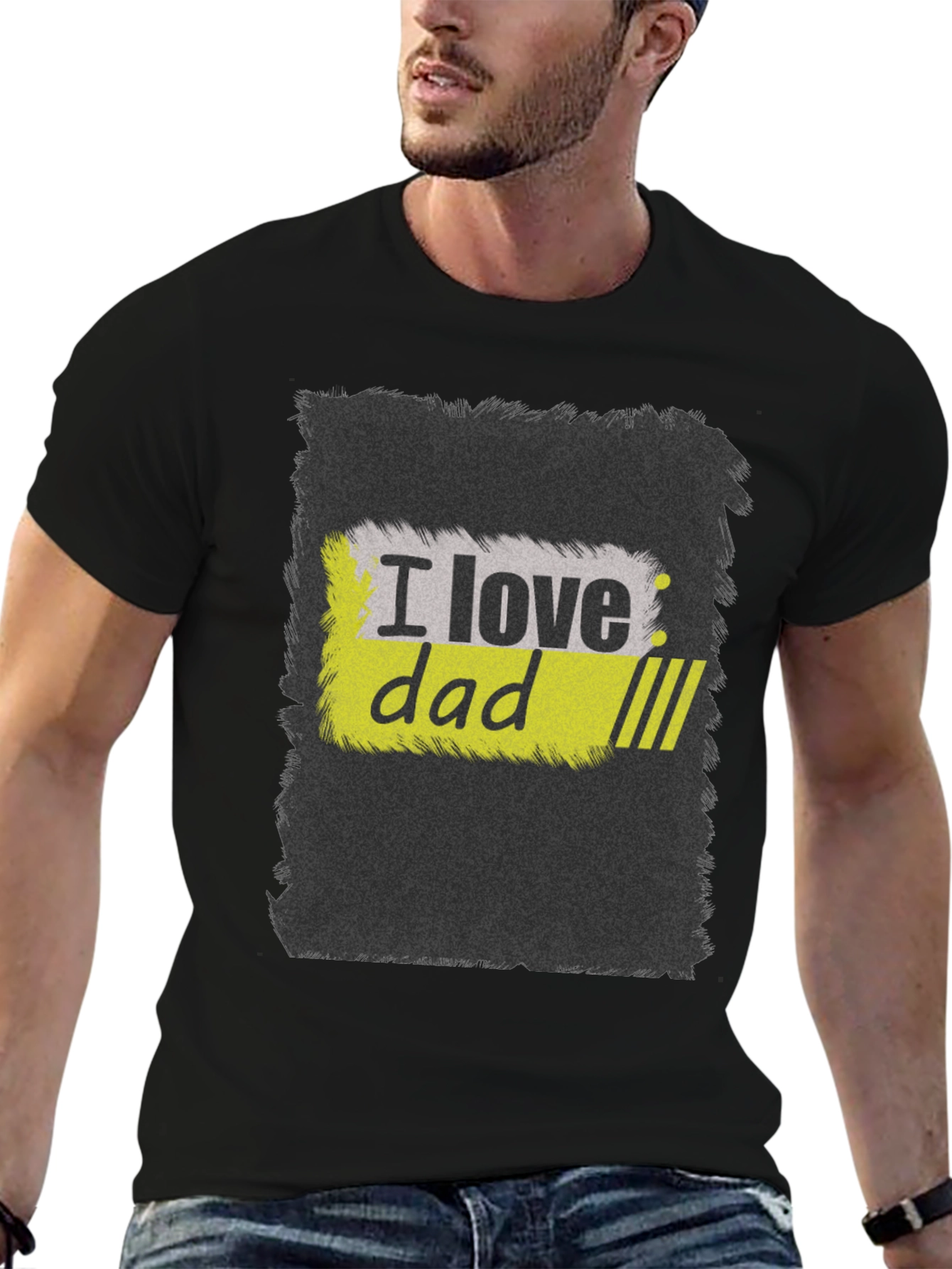 I Love Dad Graphic T-Shirt