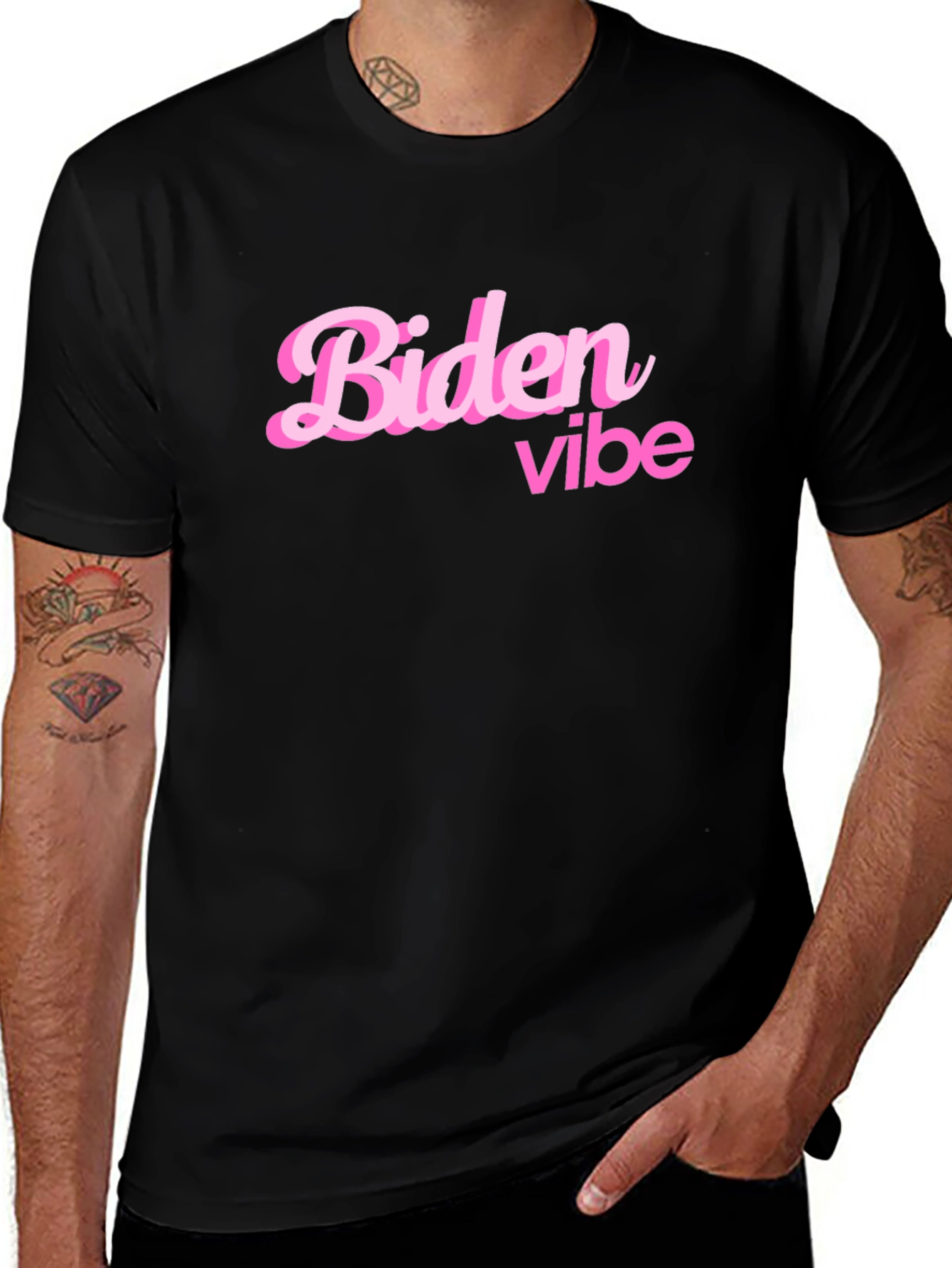 Biden Vibe Graphic Tee - Statement T-Shirt