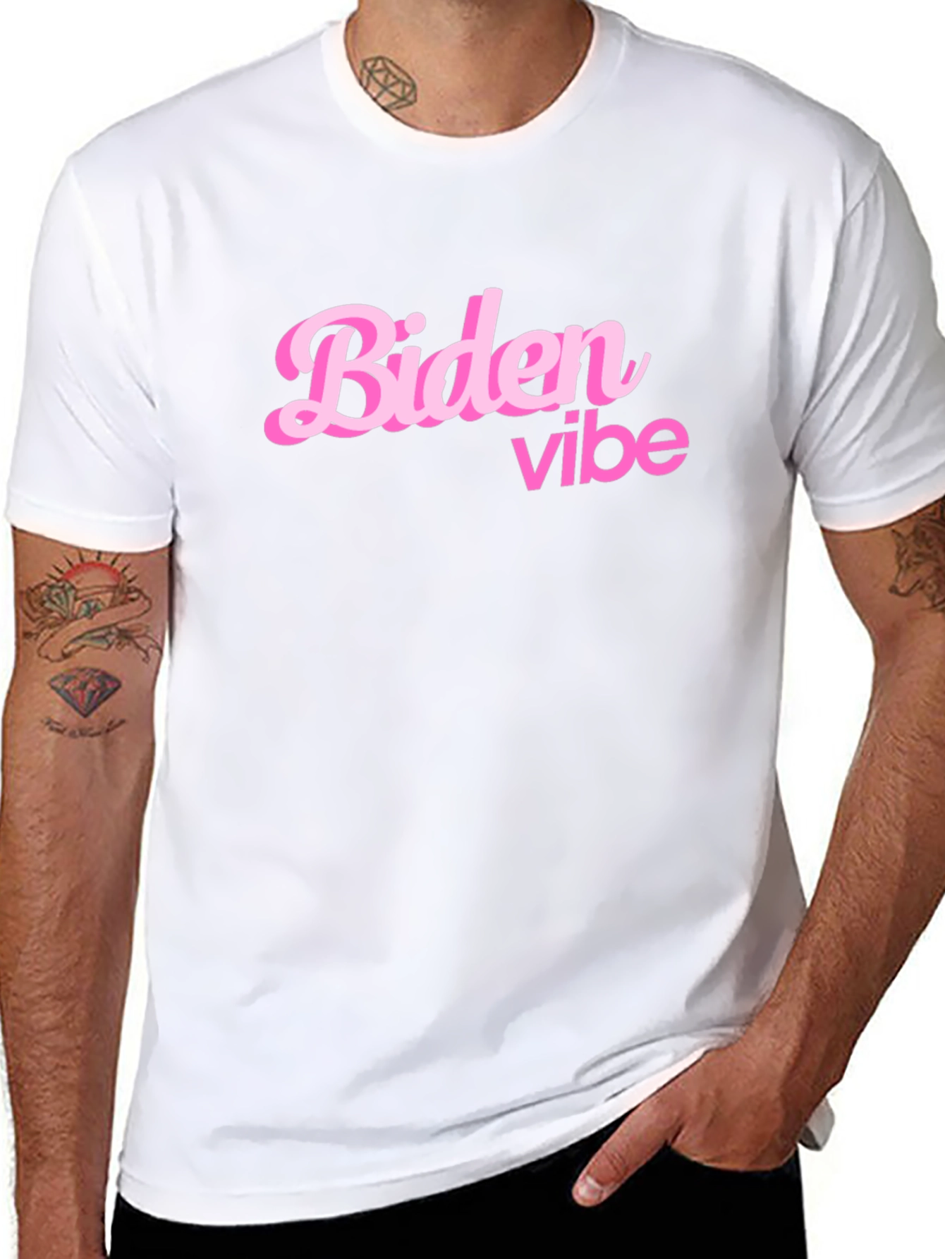 Biden Vibe Graphic Tee - Statement T-Shirt