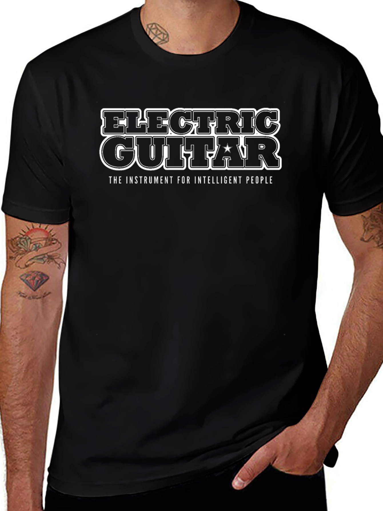 Electric Guitar T-Shirt - Instrument for Intelligent People