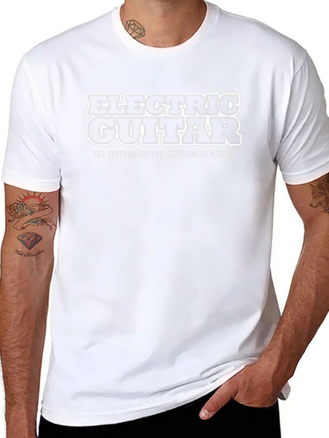 Electric Guitar T-Shirt - Instrument for Intelligent People