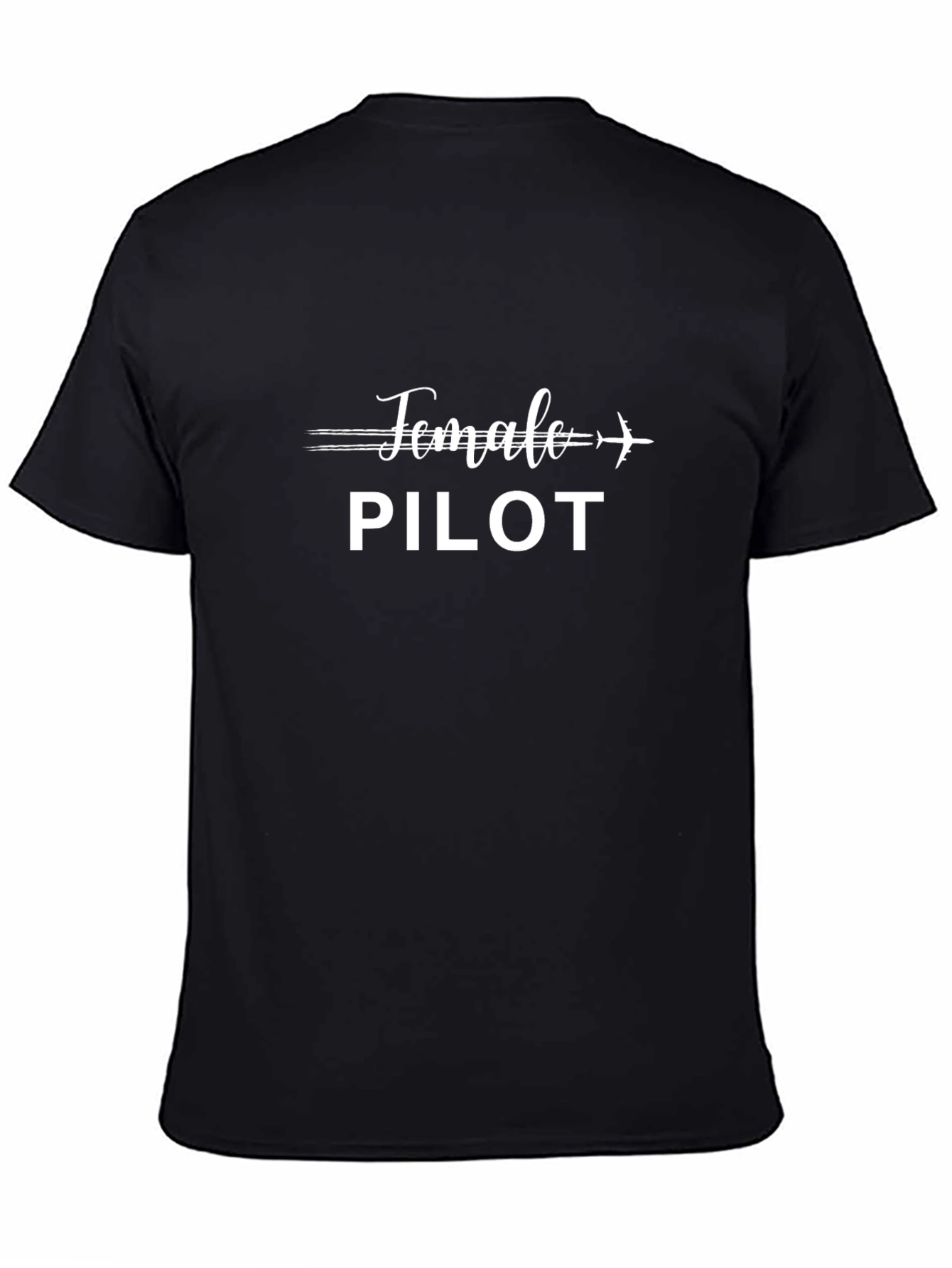 Female Pilot Graphic Tee - Aviation Inspired Shirt