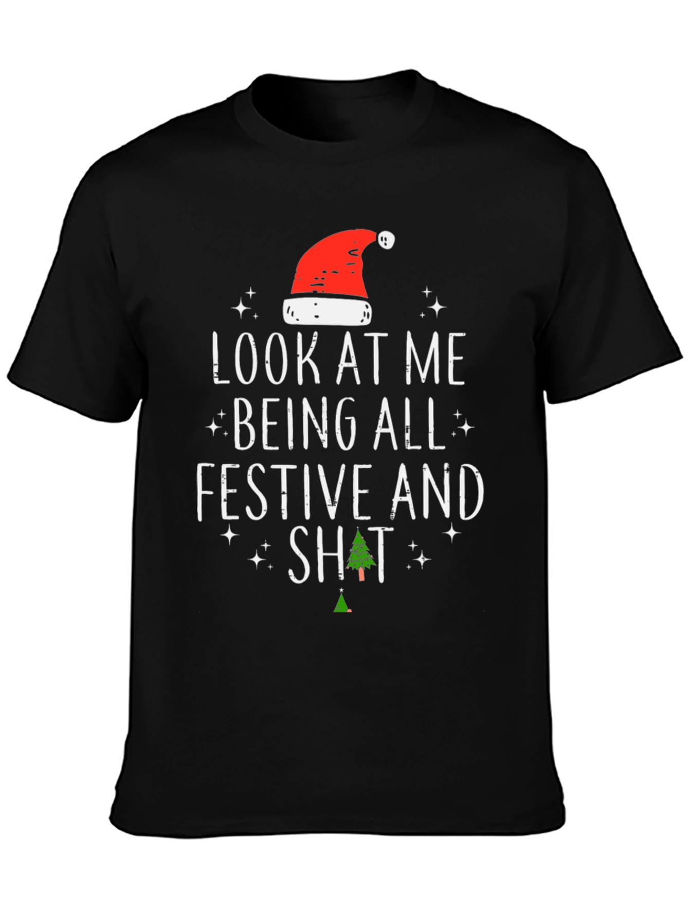 Festive AF Christmas T-Shirt - Funny Holiday Tee