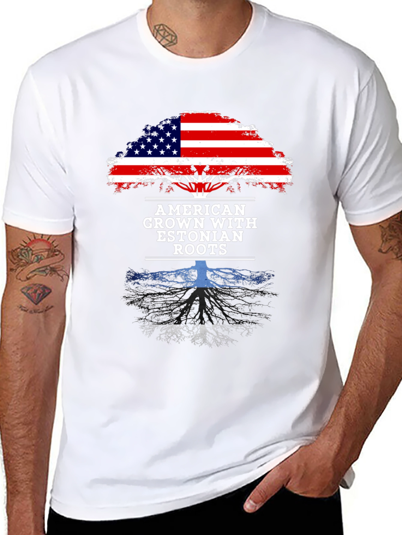 American Grown with Estonian Roots T-Shirt