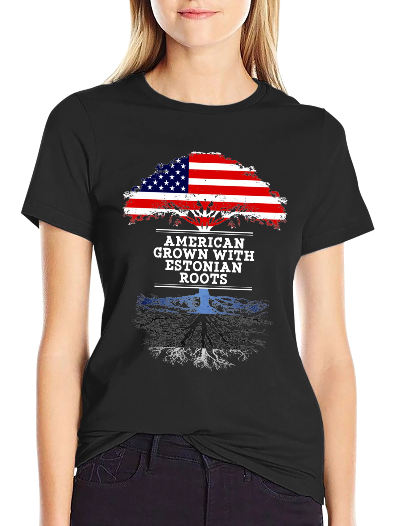 American Grown with Estonian Roots T-Shirt