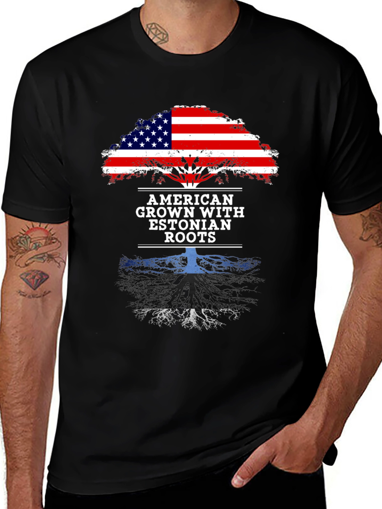 American Grown with Estonian Roots T-Shirt