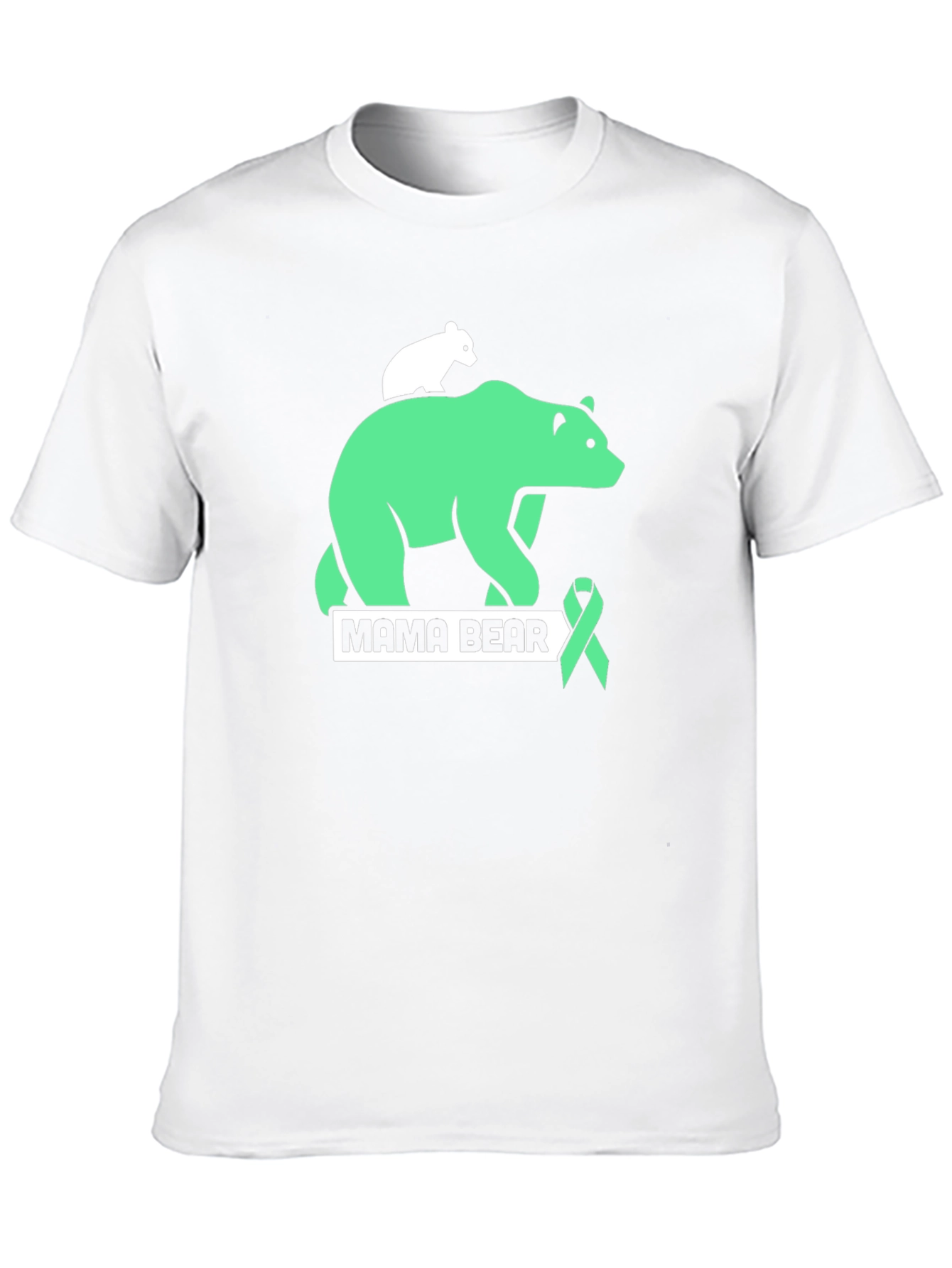 Mama Bear T-Shirt - Black Novelty Graphic Tee
