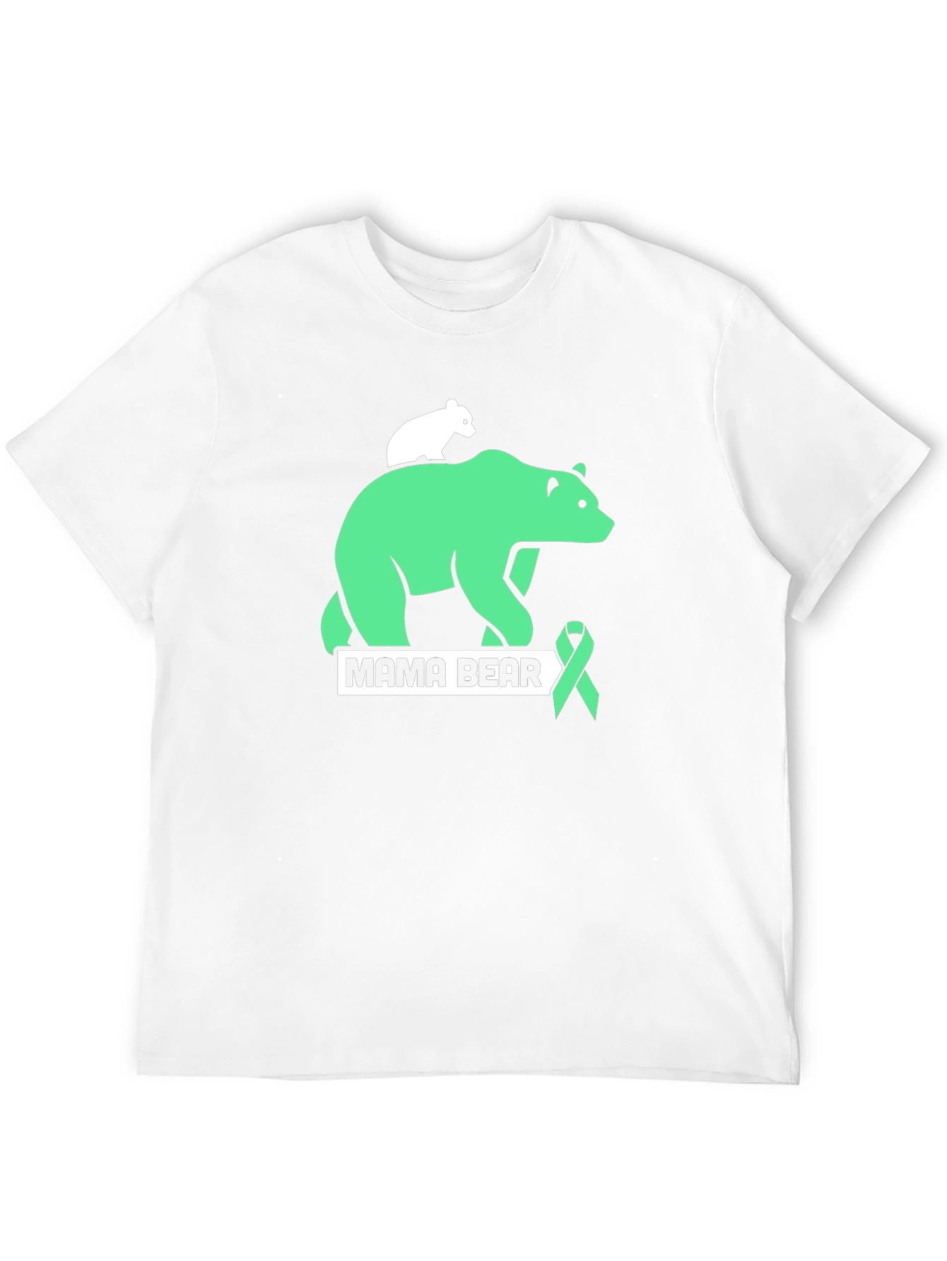 Mama Bear T-Shirt - Black Novelty Graphic Tee