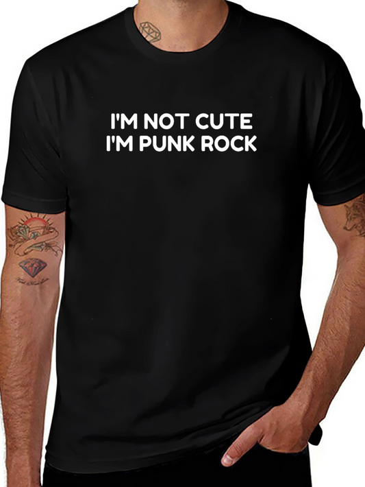 Im Not Cute Im Punk Rock Graphic Tee