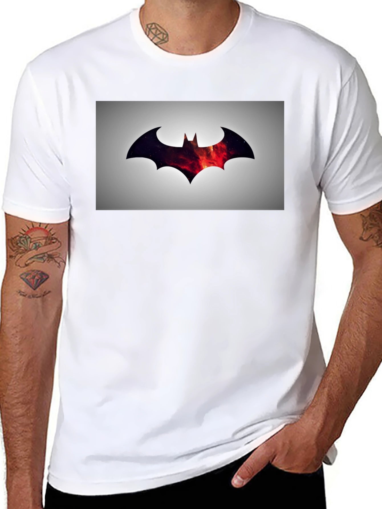 Batman Logo Graphic Tee - Dark Knight Apparel