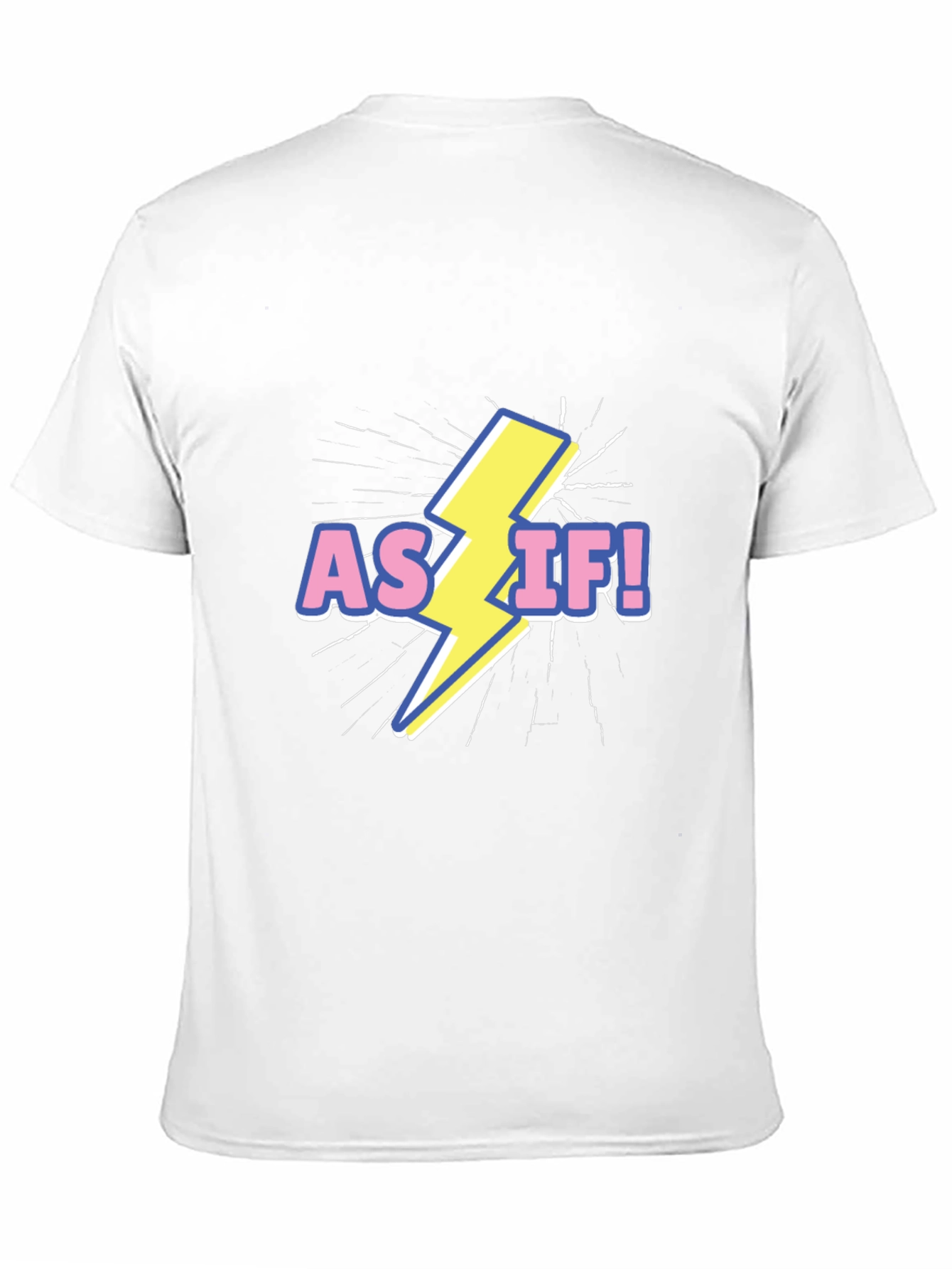 As If! Graphic T-Shirt - Black