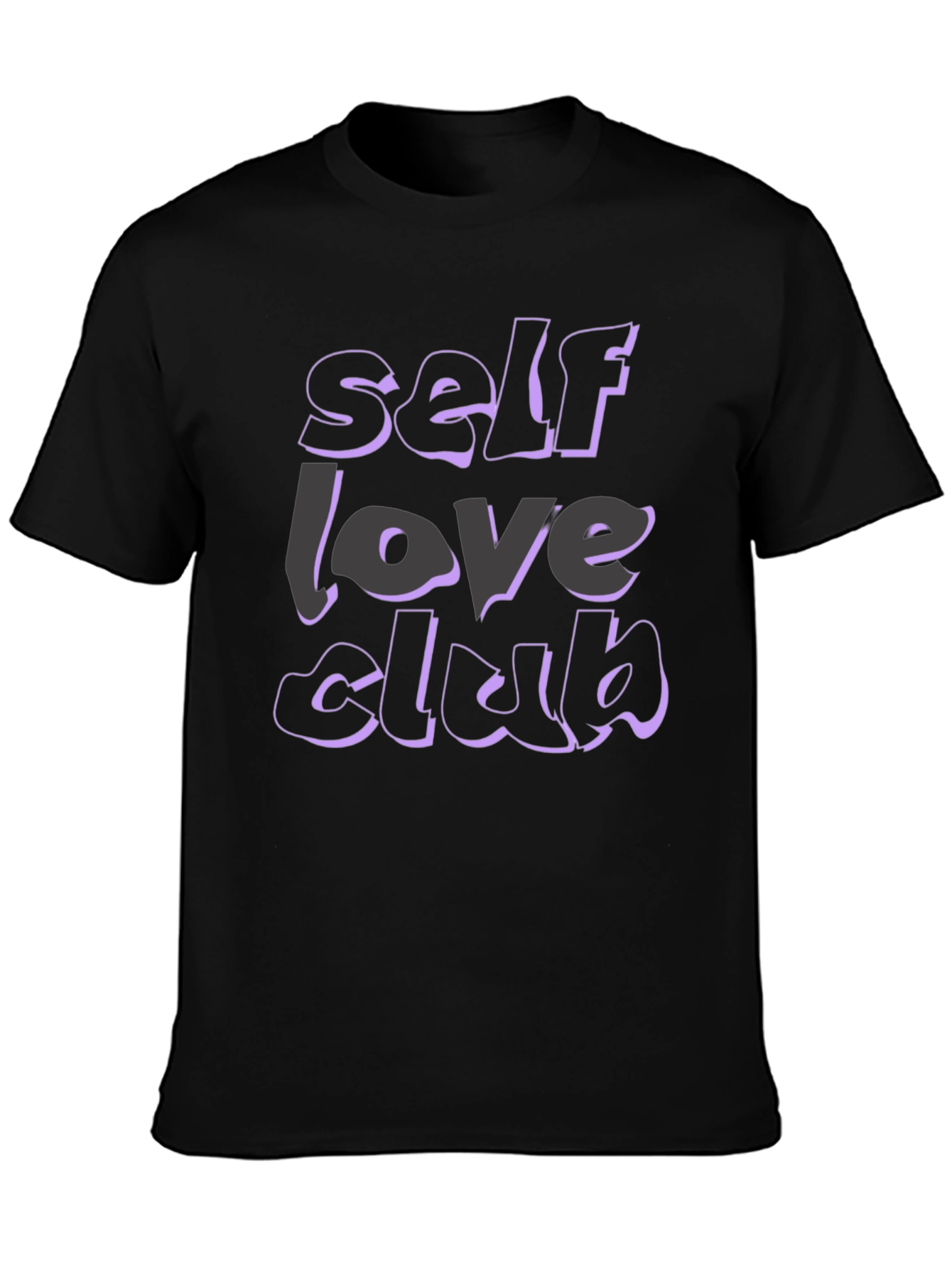 Self Love Club Graphic Tee - Black Unisex T-Shirt