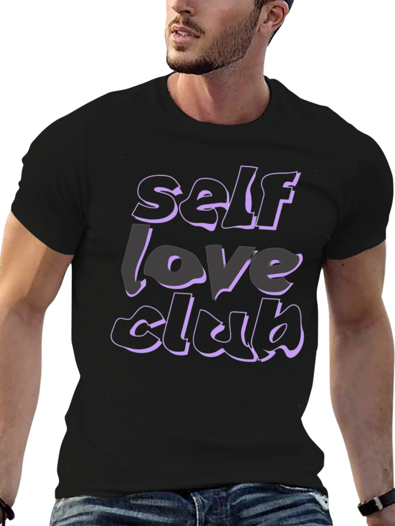 Self Love Club Graphic Tee - Black Unisex T-Shirt