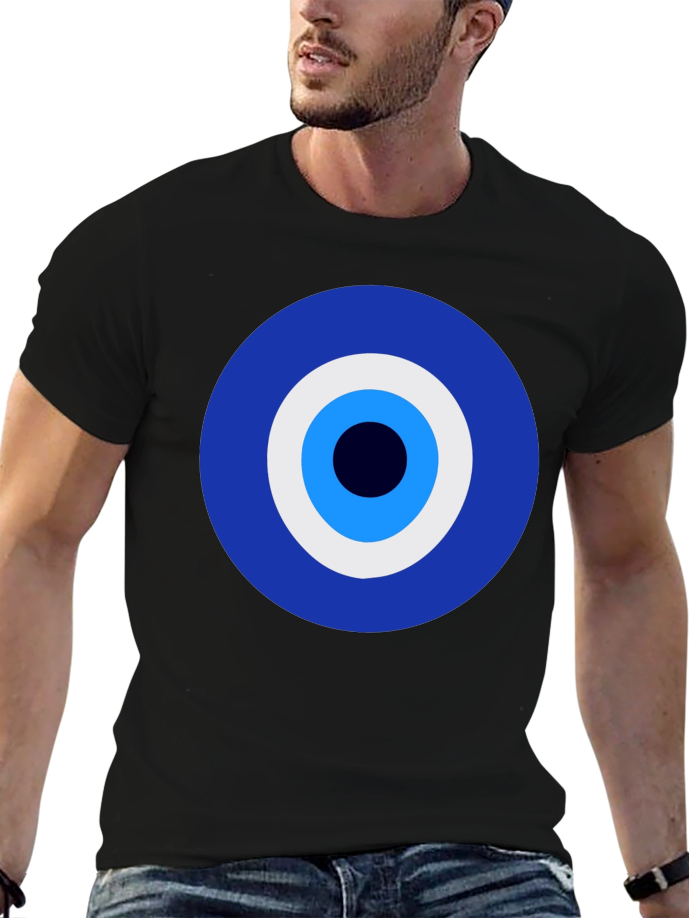 Evil Eye Graphic Tee - Protection & Style