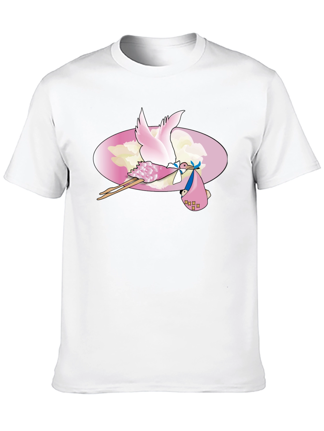 Stork Baby Delivery Graphic Tee