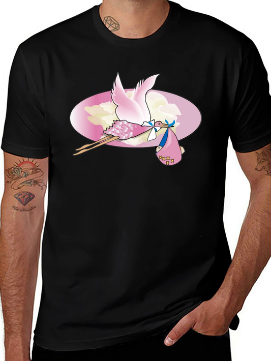 Stork Baby Delivery Graphic Tee