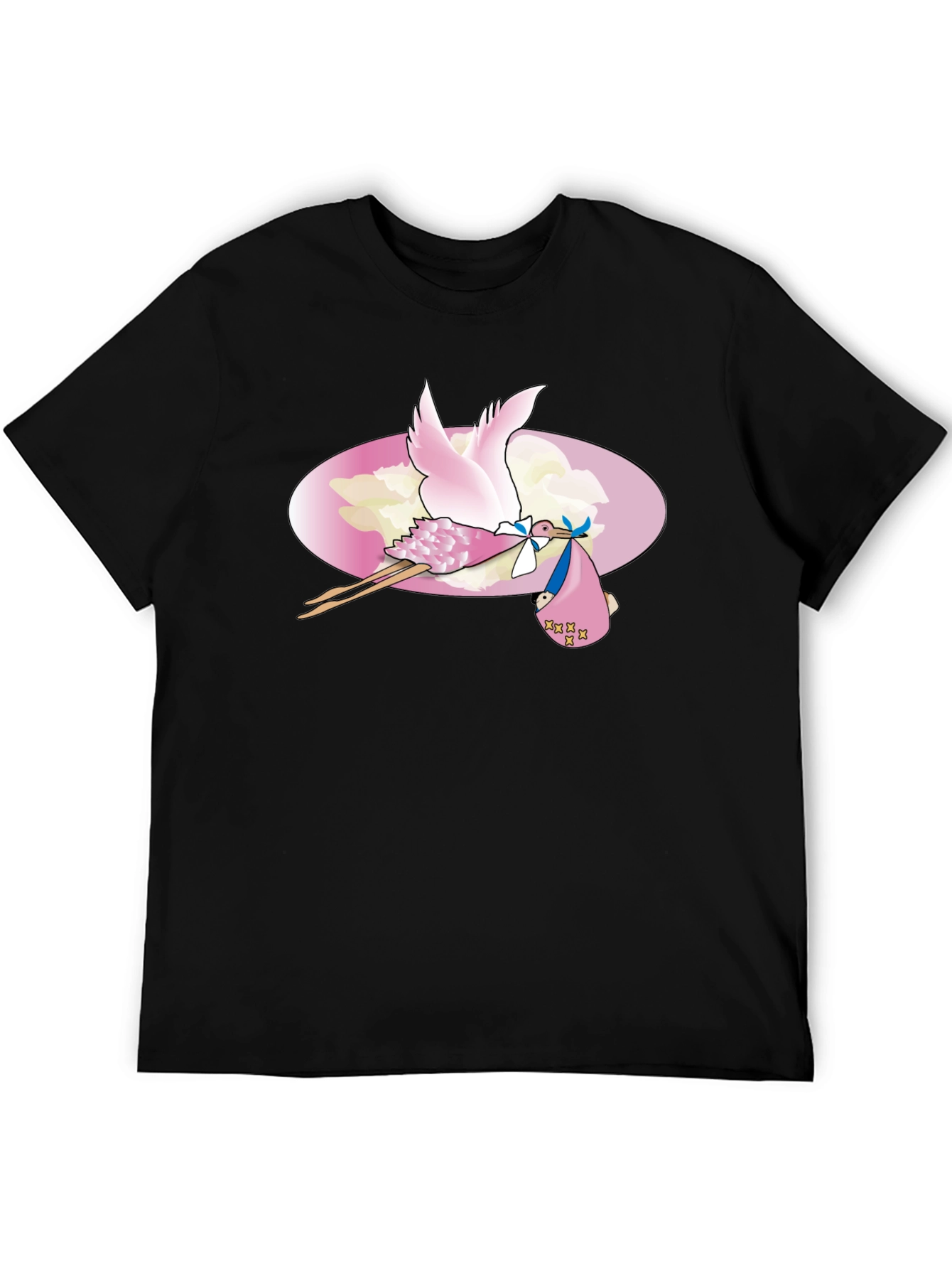 Stork Baby Delivery Graphic Tee