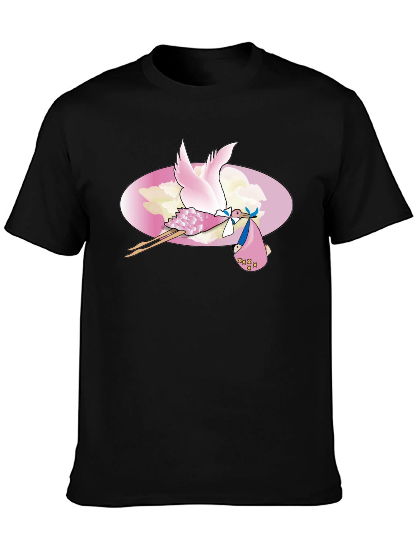 Stork Baby Delivery Graphic Tee