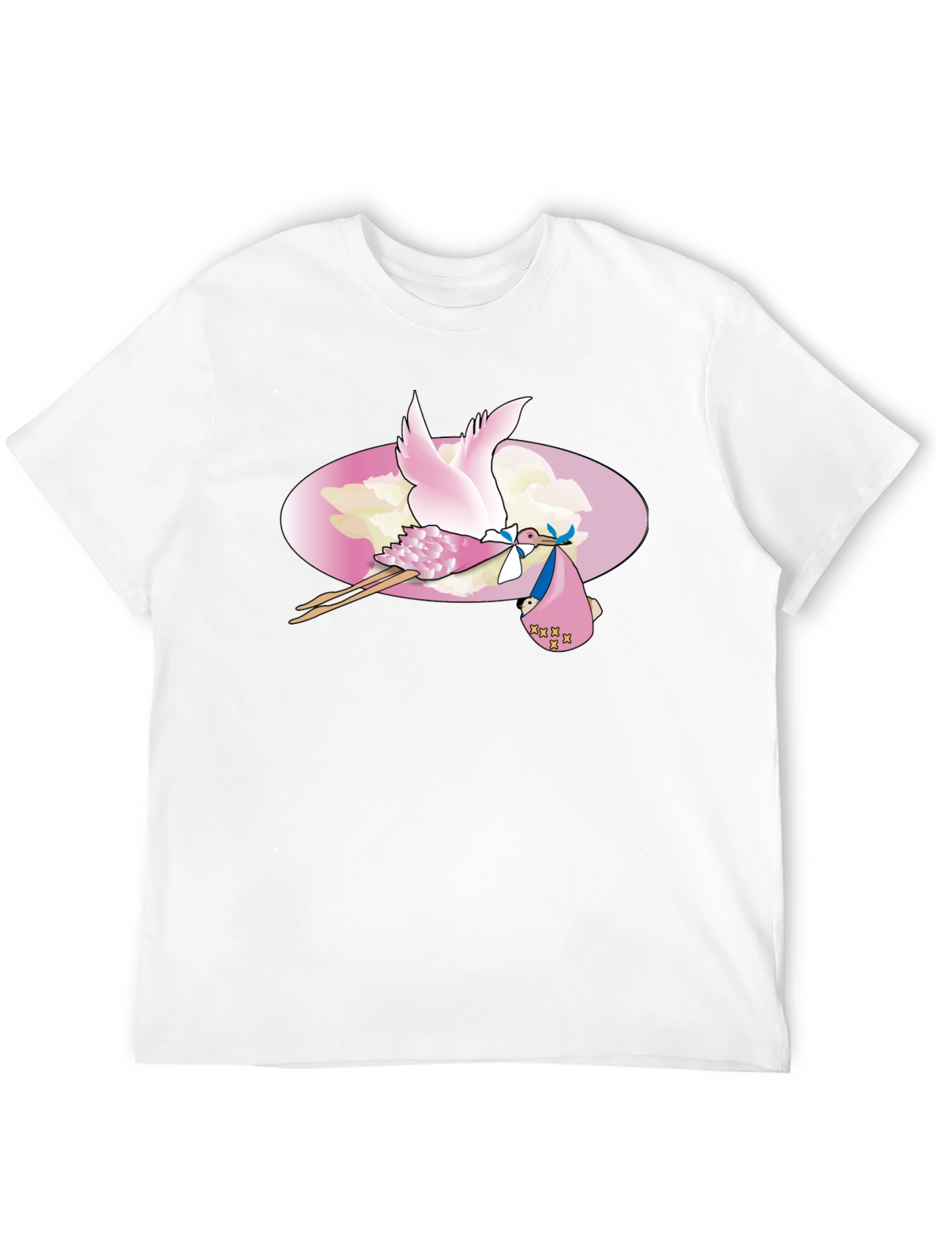 Stork Baby Delivery Graphic Tee