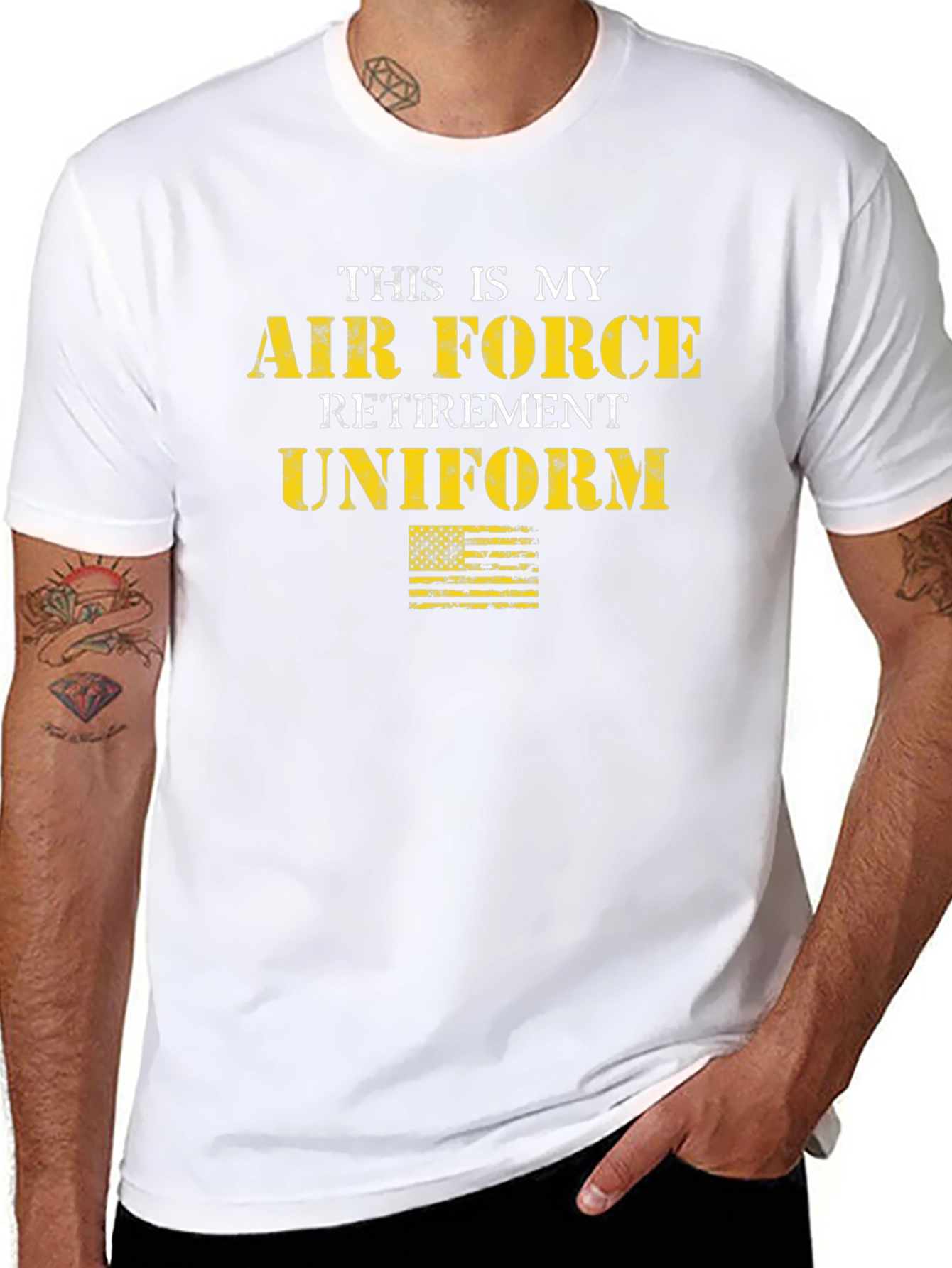 Air Force Retirement Uniform T-Shirt