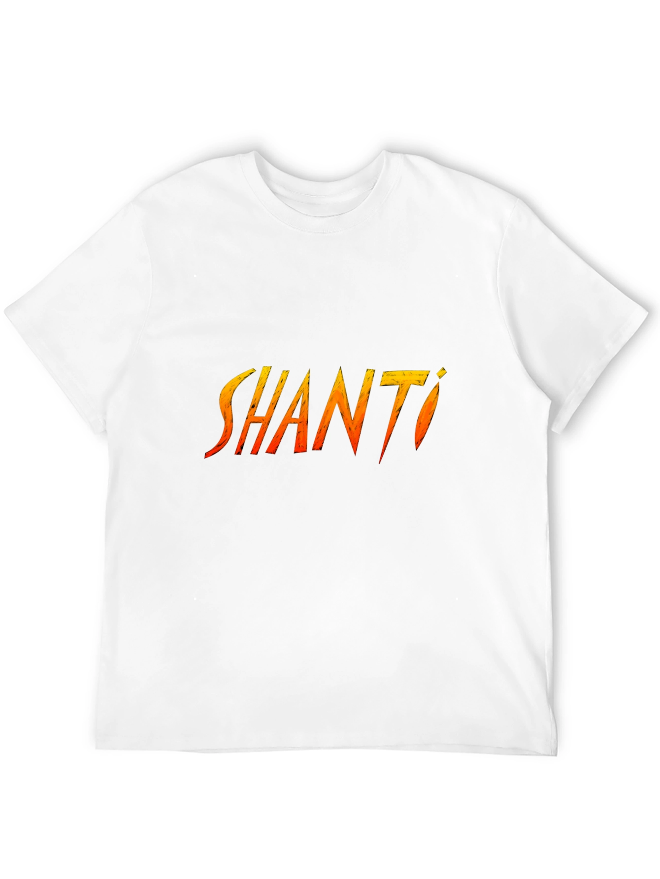 Shanti Graphic T-Shirt - Black Cotton Tee