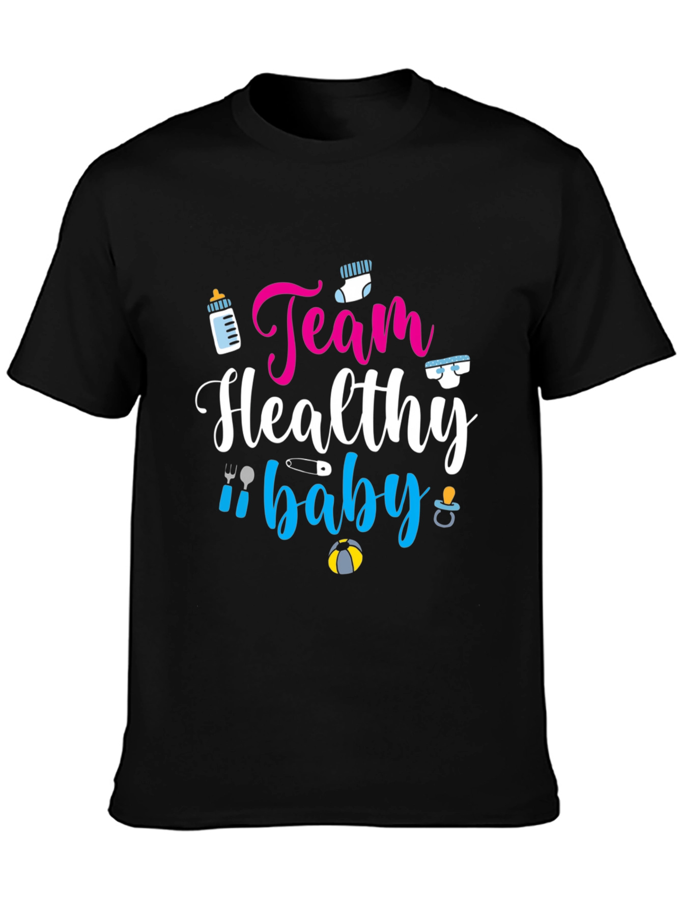 Team Healthy Baby Gender Reveal T-Shirt
