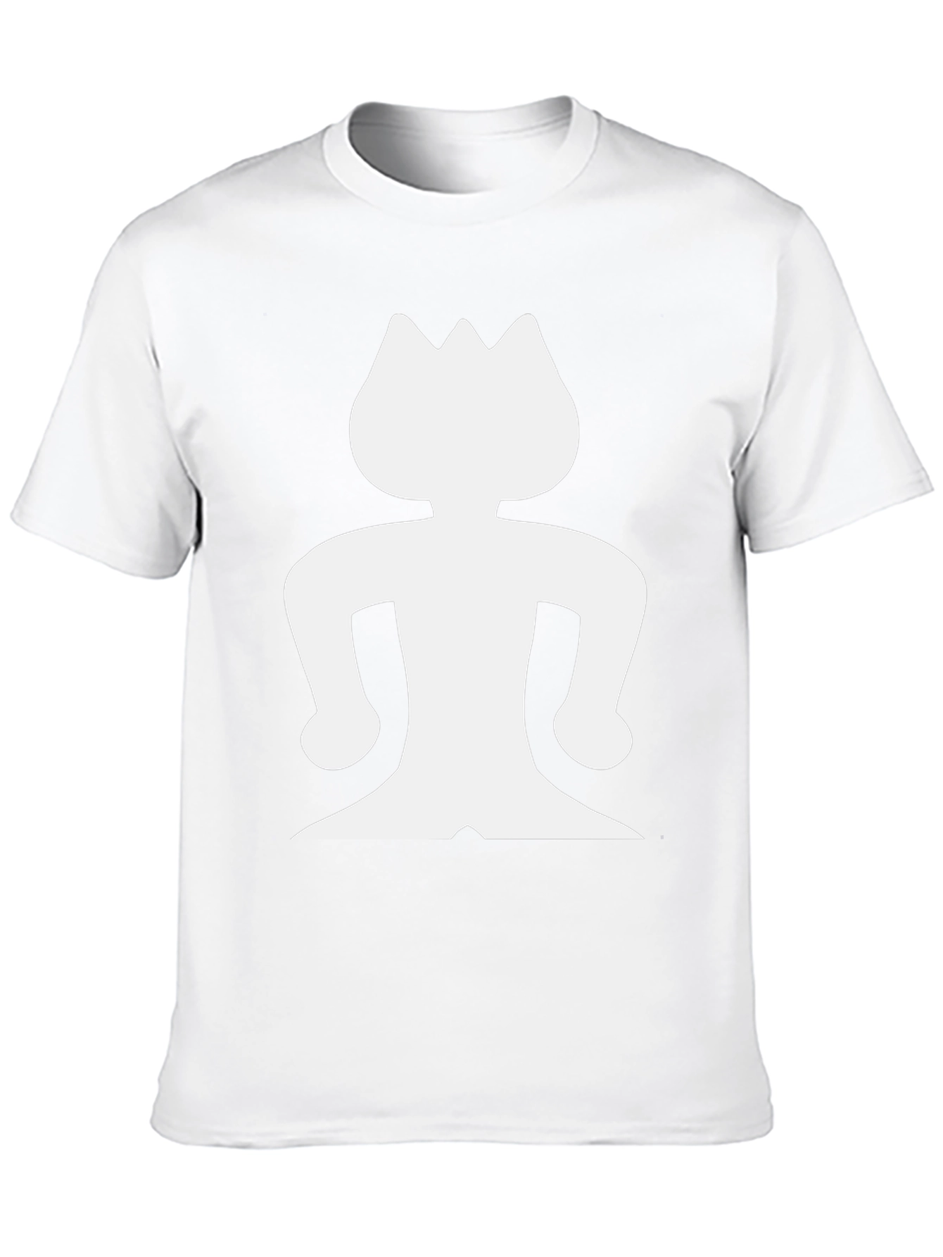 Abstract Crown Man Black Graphic Tee