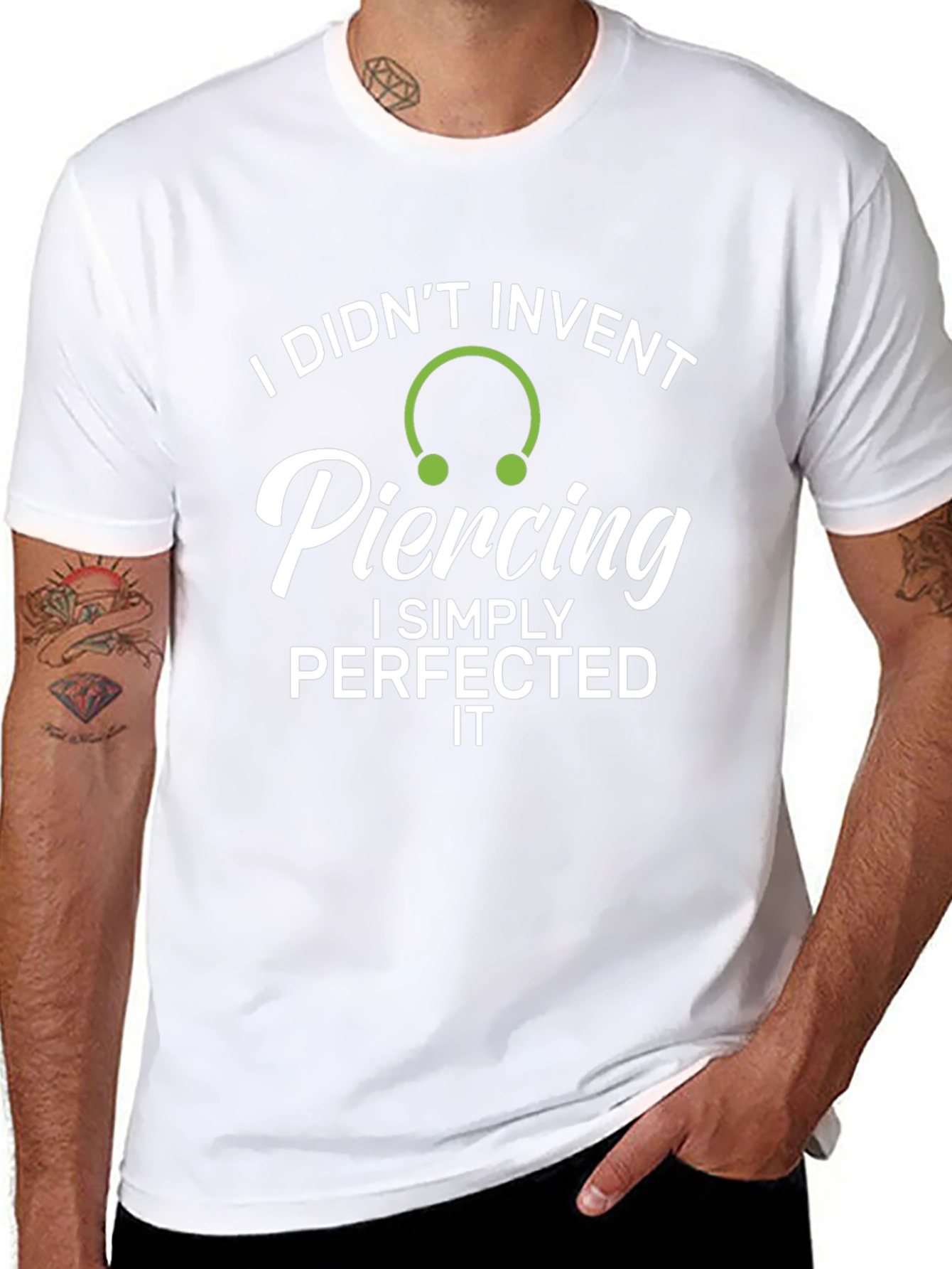 Piercing Perfection T-Shirt - Invented Humor Tee