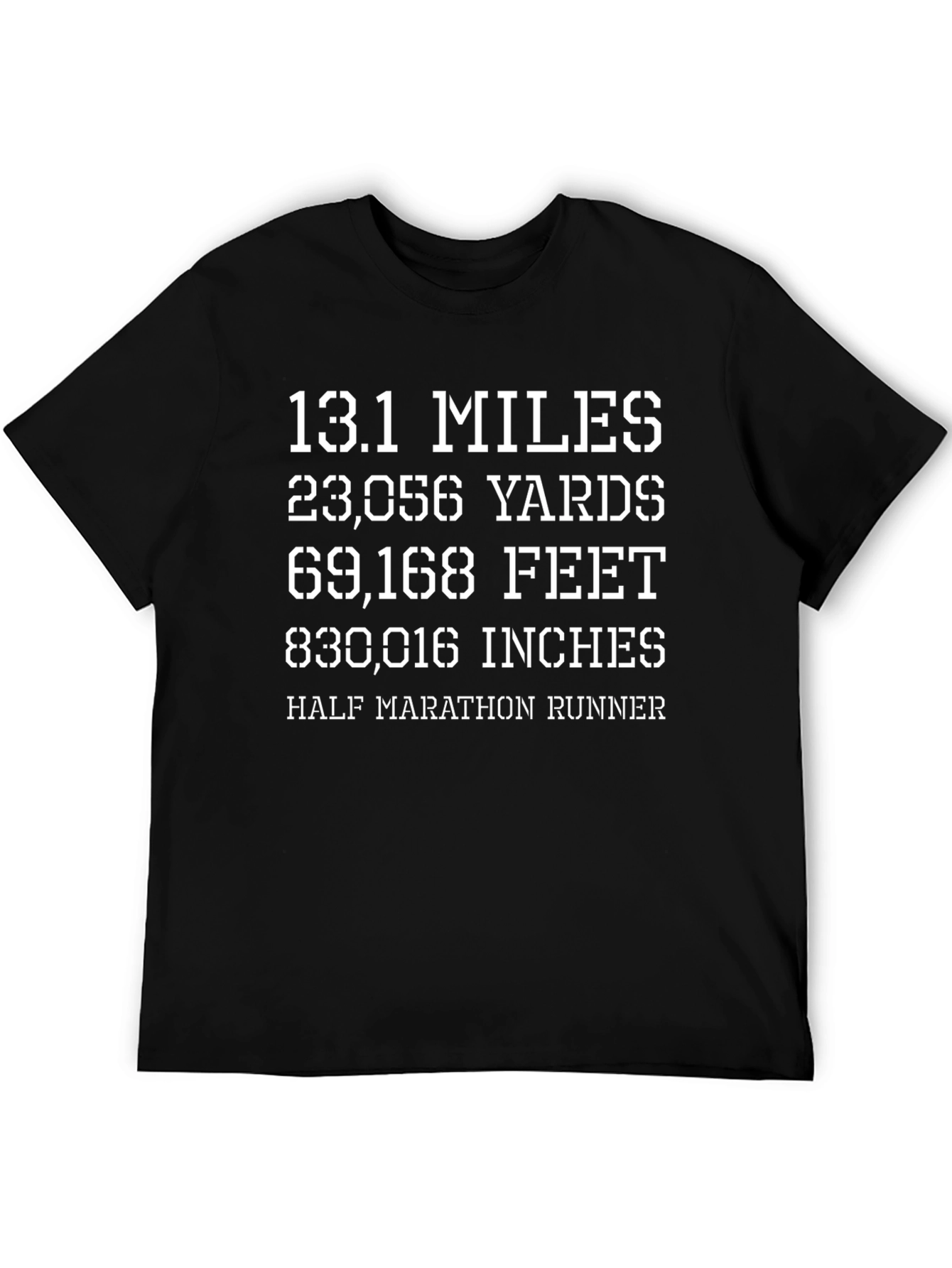 Half Marathon Runner T-Shirt - Distance Conversion