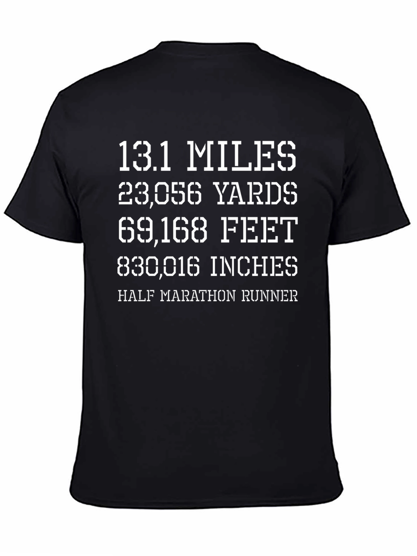 Half Marathon Runner T-Shirt - Distance Conversion