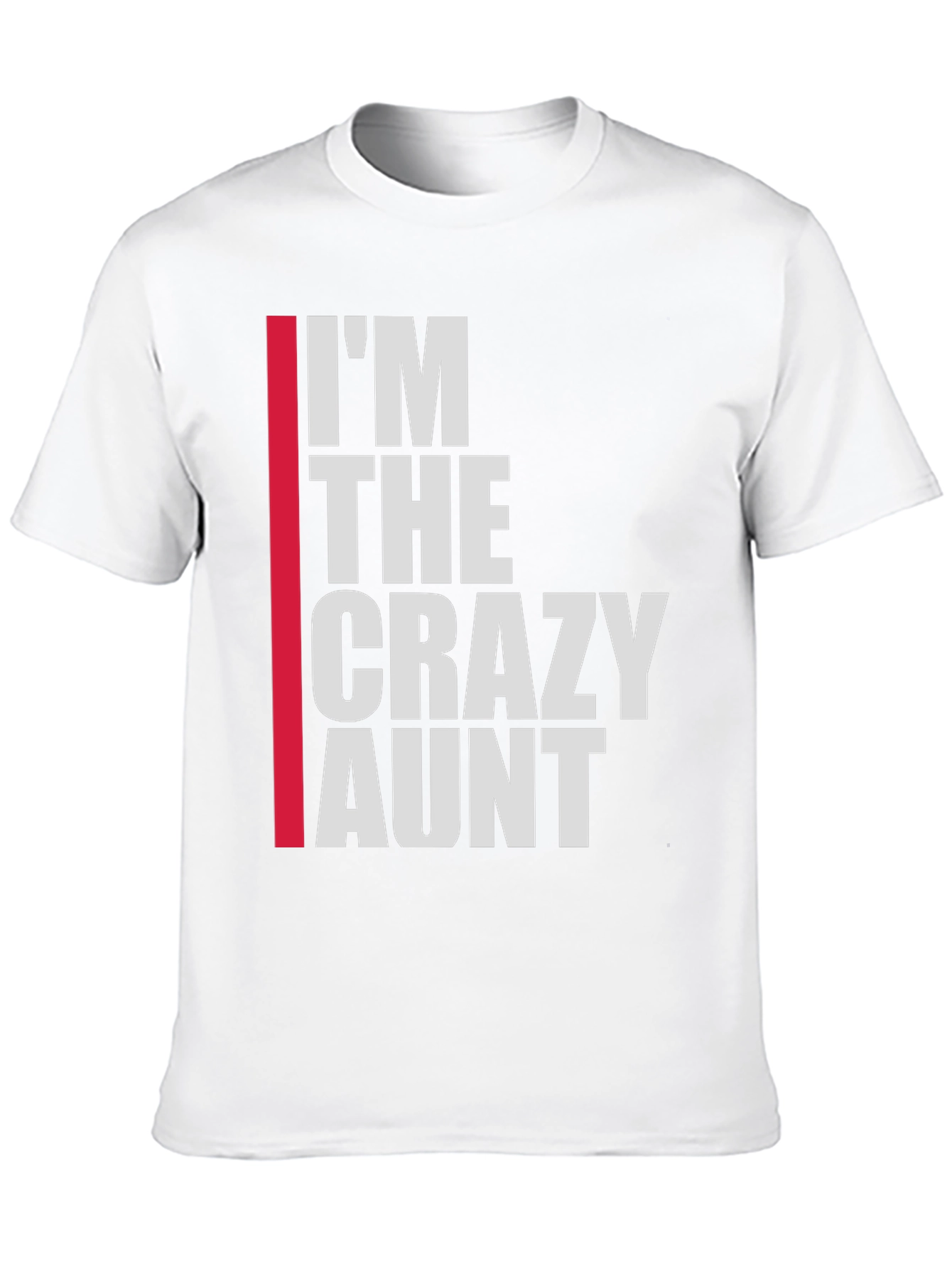 Crazy Aunt Graphic Tee - Black Cotton Blend